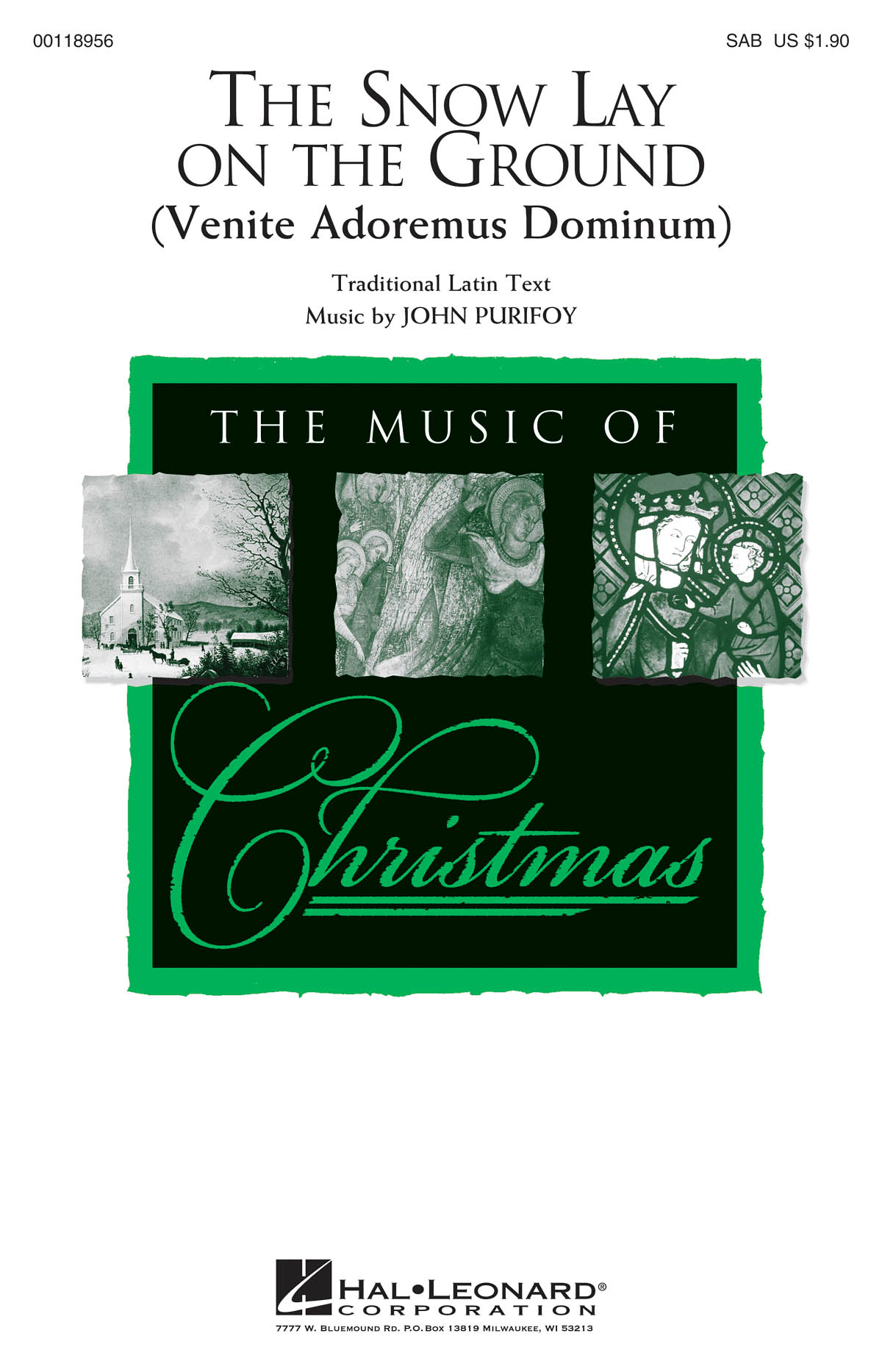 John Purifoy: The Snow Lay on the Ground: Mixed Choir a Cappella: Vocal Score