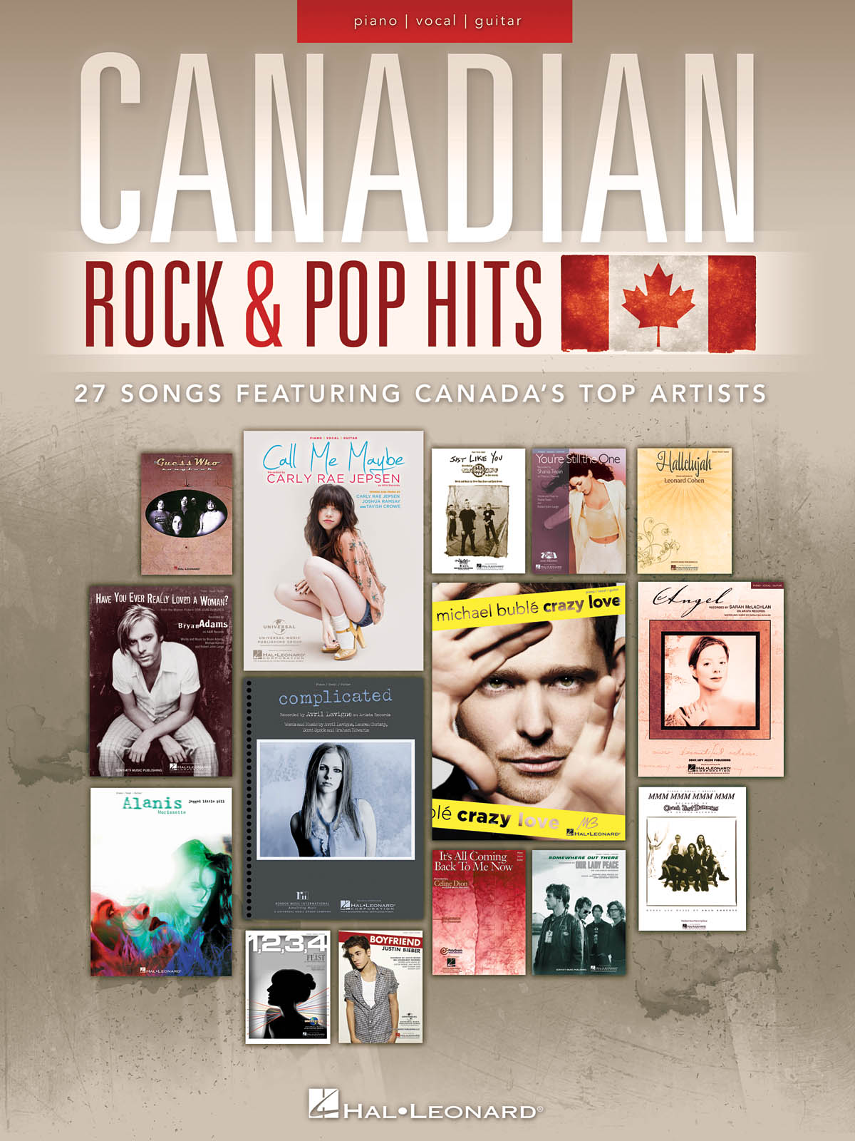 Canadian Rock & Pop Hits: Piano  Vocal and Guitar: Mixed Songbook