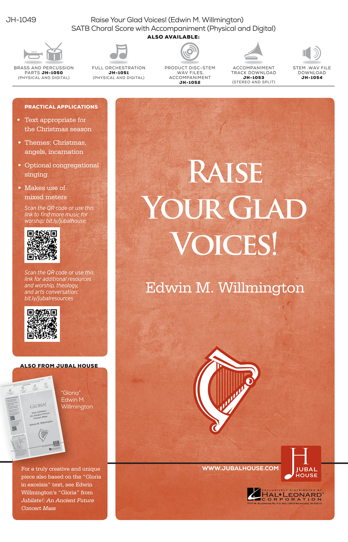 Edwin M. Willmington: Raise Your Glad Voices!: Mixed Choir a Cappella: Vocal