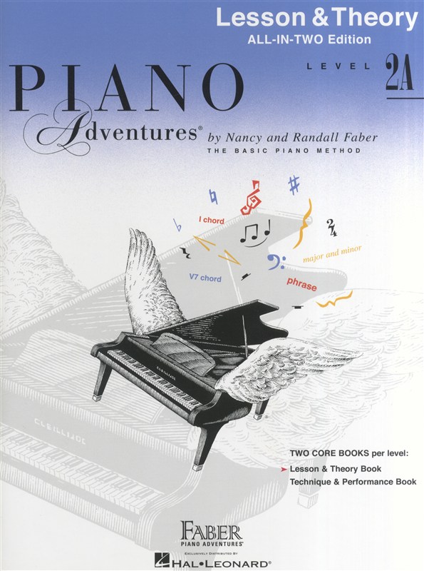 Nancy Faber Randall Faber: Piano Adventures All-In-Two Level 2A Lesson/Theory: