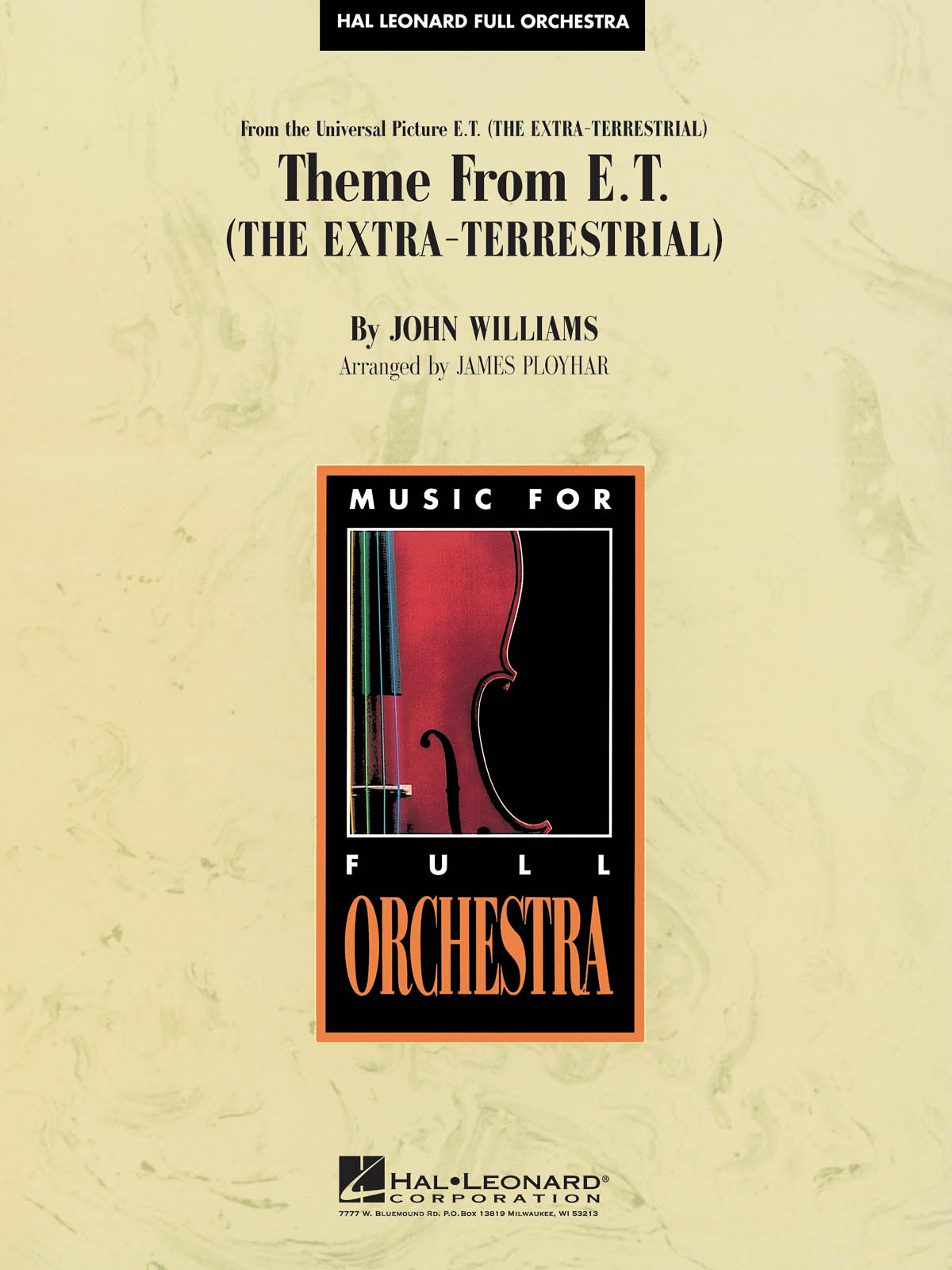 John Williams: Theme from E.T. The Extra-Terrestrial: Orchestra: Score & Parts