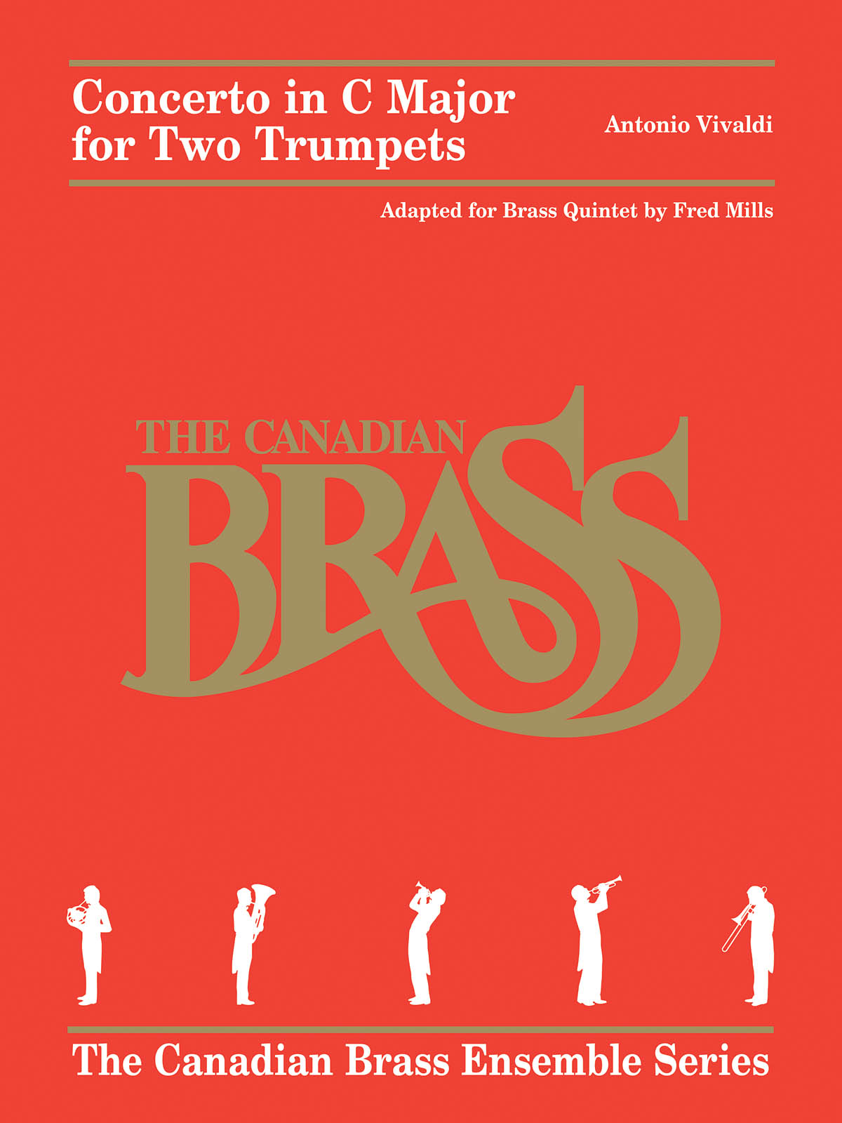 Antonio Vivaldi: Concerto for Two Trumpets: Brass Ensemble: Score & Parts