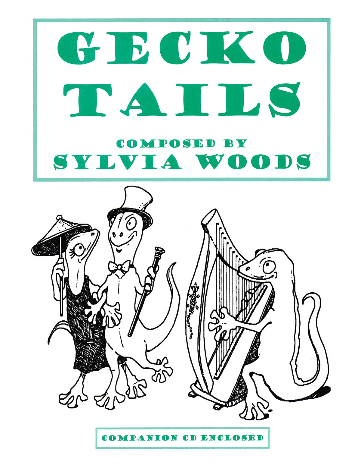 Sylvia Woods: Gecko Tails: Harp Solo: Instrumental Album