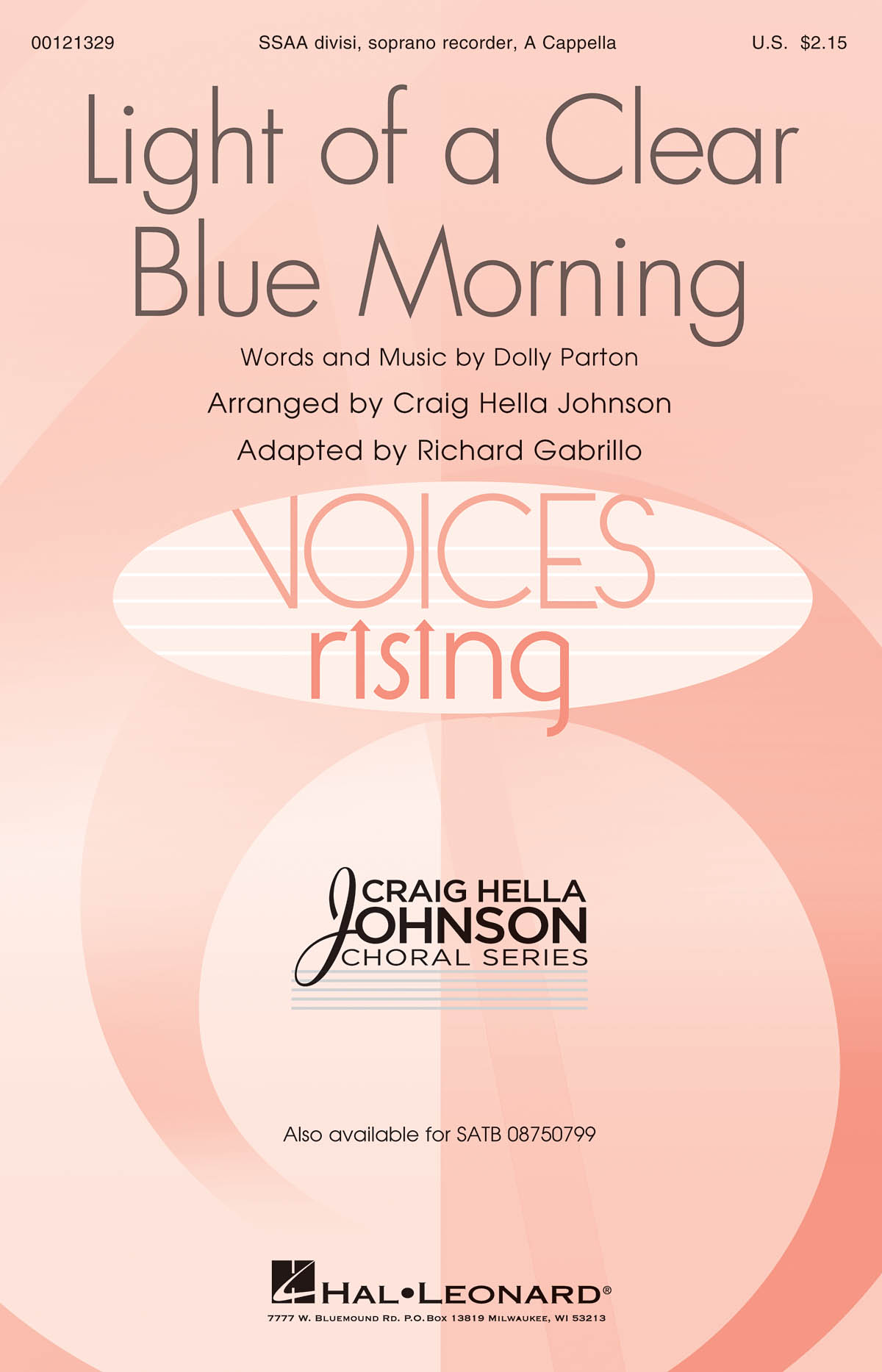 Light of a Clear Blue Morning: Upper Voices a Cappella: Vocal Score
