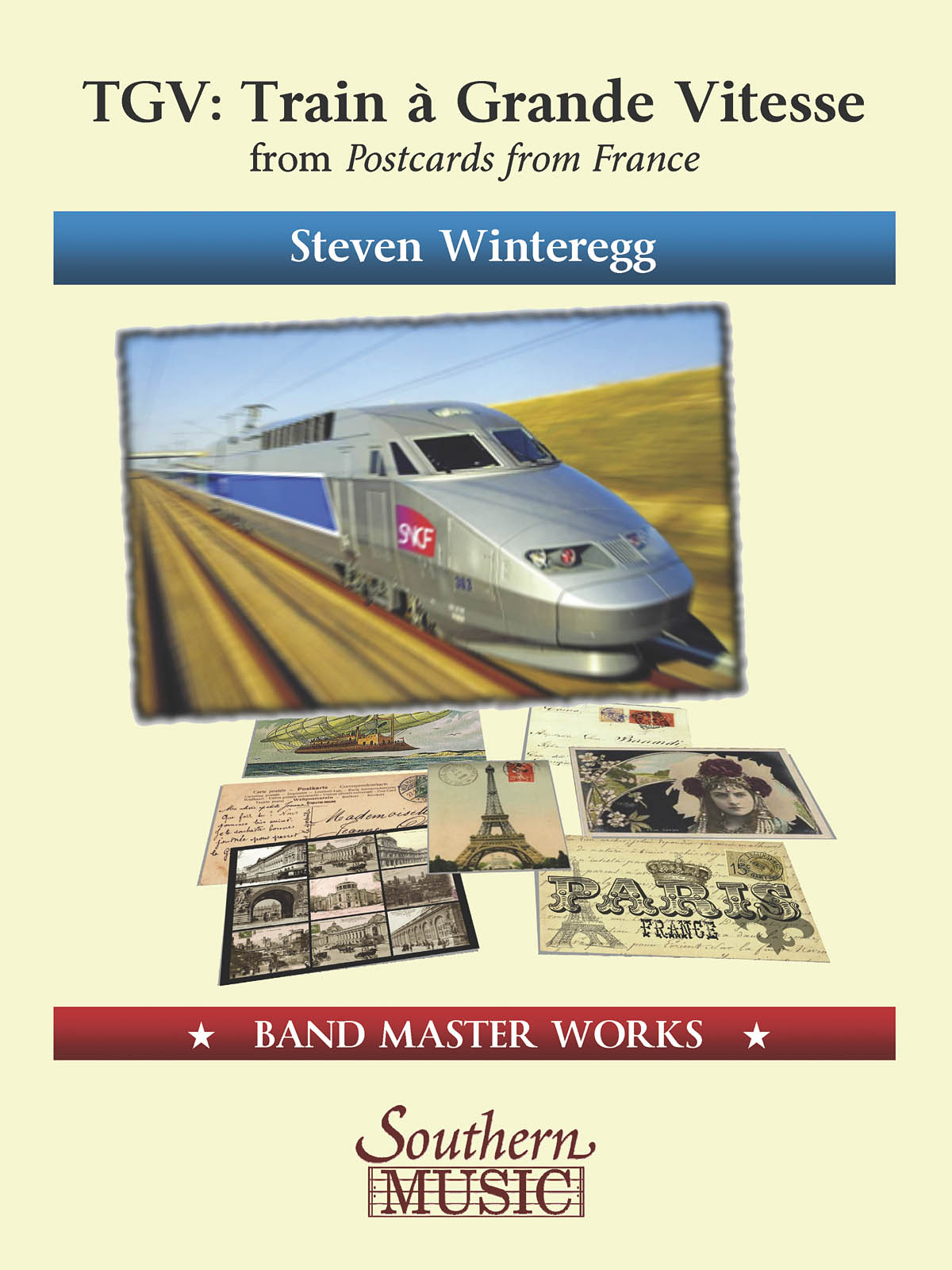 Steven Winteregg: TGV (Train á Grande Vitesse): Concert Band: Score