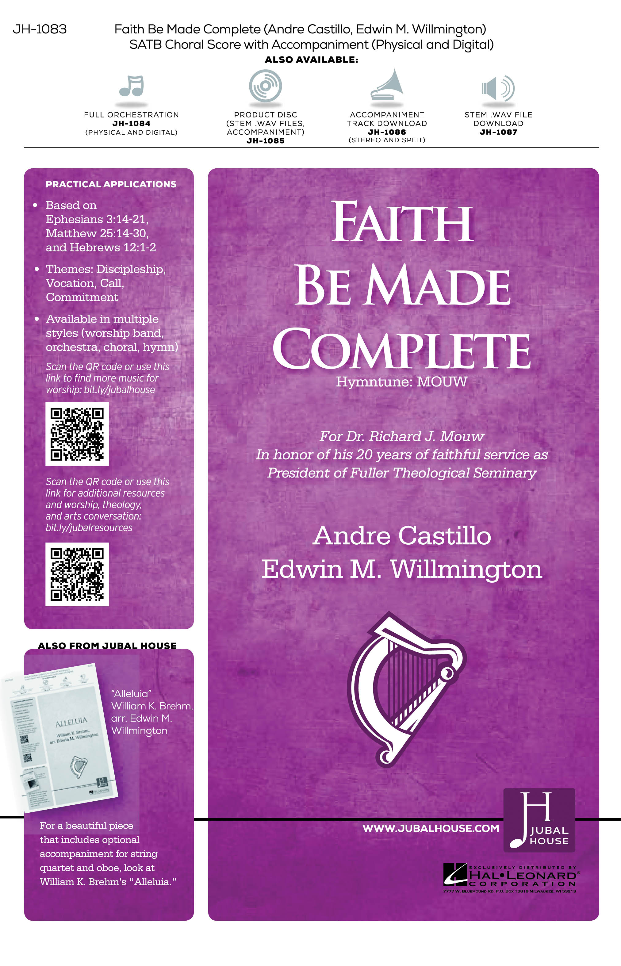 Edwin M. Willmington: Faith Be Made Complete: Mixed Choir a Cappella: Vocal
