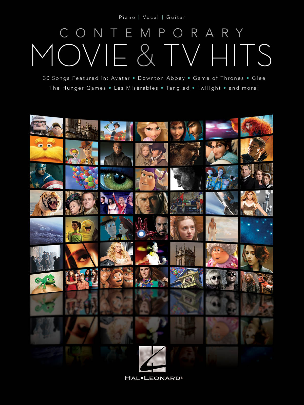 Contemporary Movie & TV Hits: Piano  Vocal and Guitar: Mixed Songbook