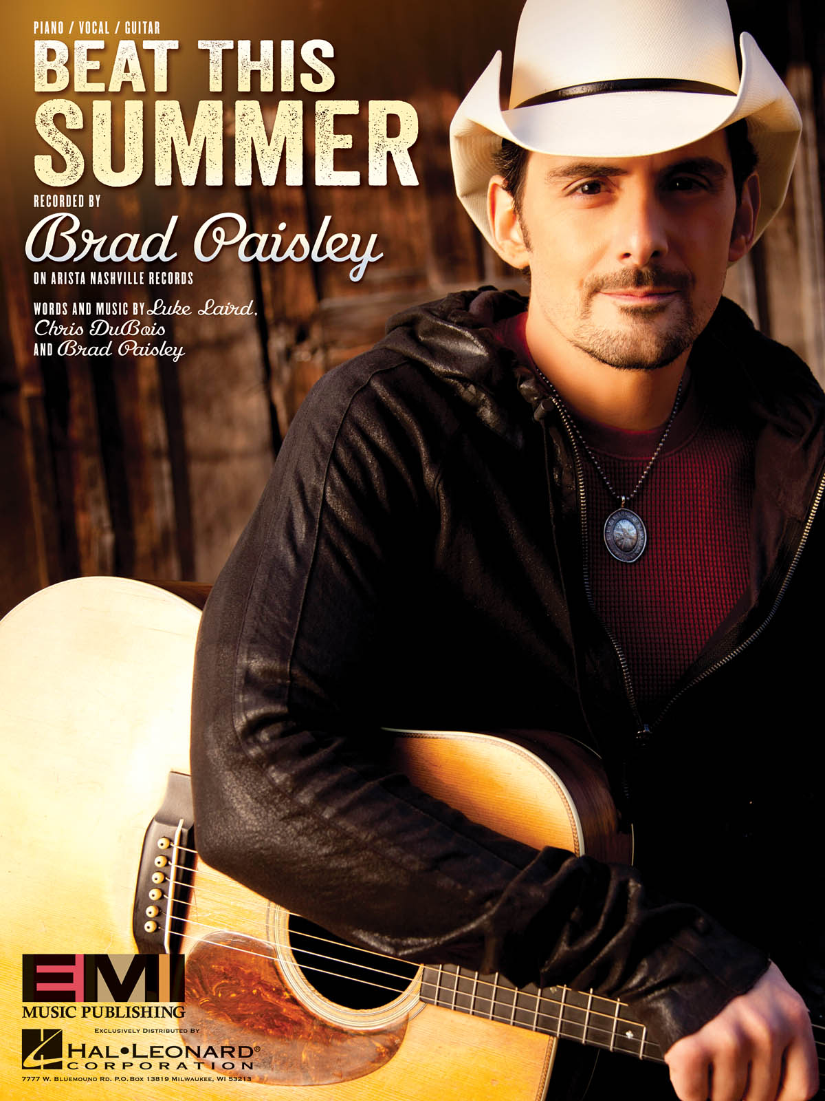 Brad Paisley: Beat This Summer: Piano  Vocal and Guitar: Mixed Songbook