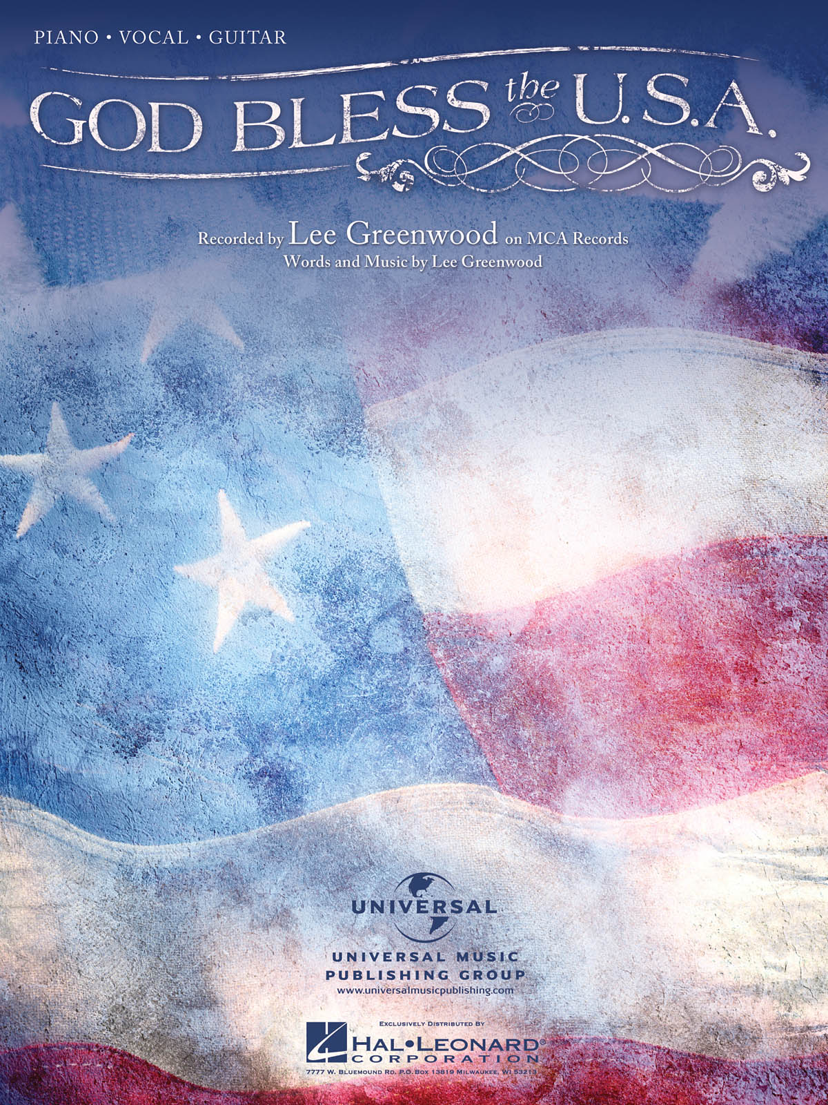 Lee Greenwood: God Bless the U.S.A.: Vocal and Piano: Single Sheet