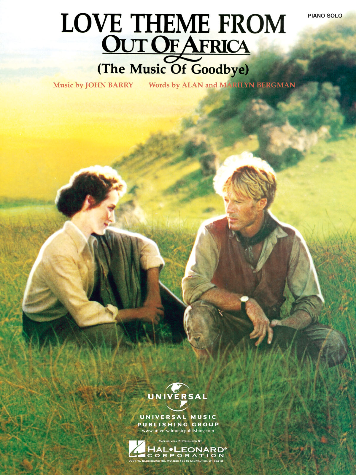 John Barry: Love Theme from Out of Africa: Piano: Single Sheet