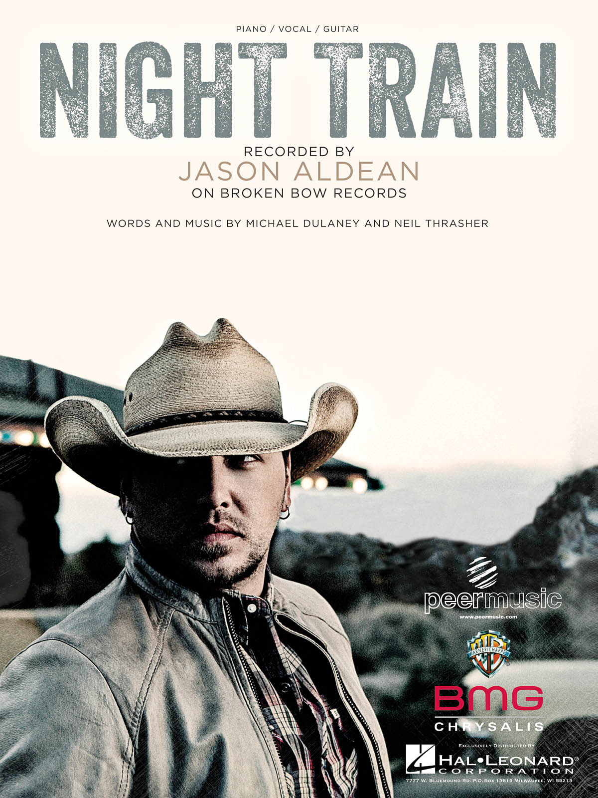 Jason Aldean: Night Train: Piano  Vocal and Guitar: Mixed Songbook