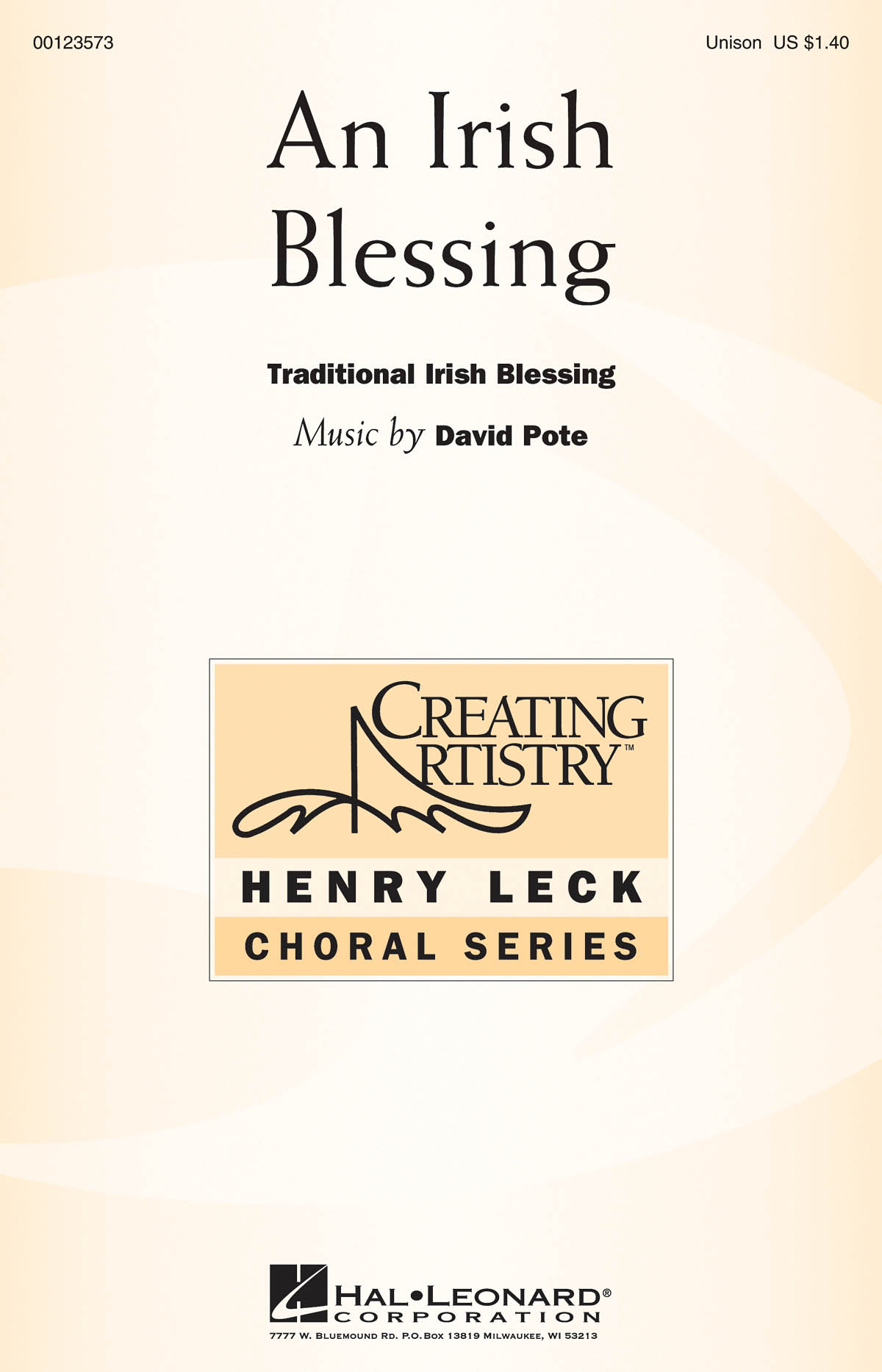 David Pote: An Irish Blessing: Mixed Choir a Cappella: Vocal Score