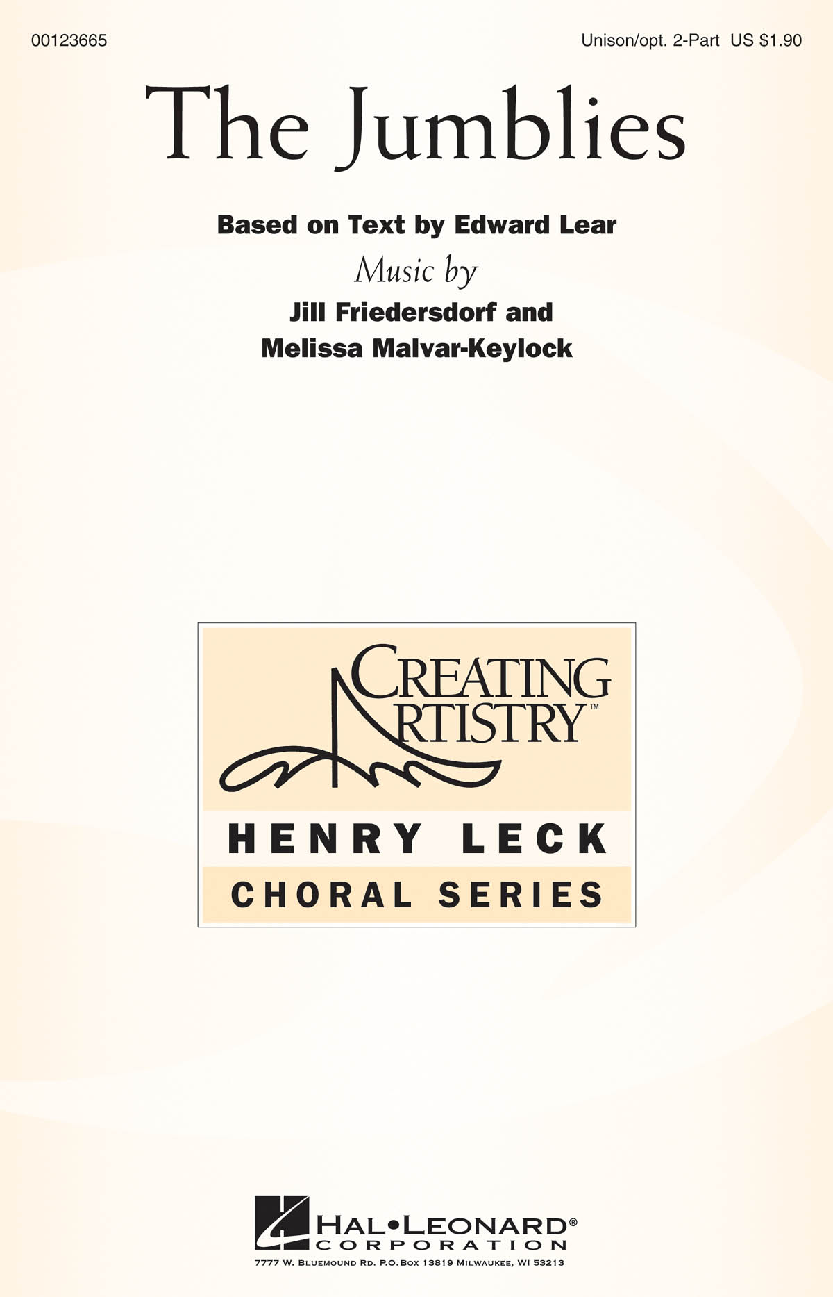 Jill Friedersdorf Melissa Malvar-Keylock: The Jumblies: Mixed Choir a Cappella: