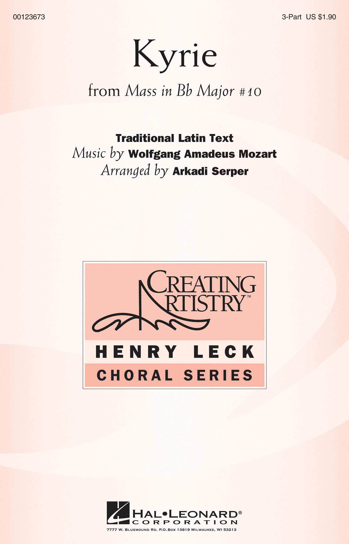 Wolfgang Amadeus Mozart: Kyrie: Mixed Choir a Cappella: Vocal Score