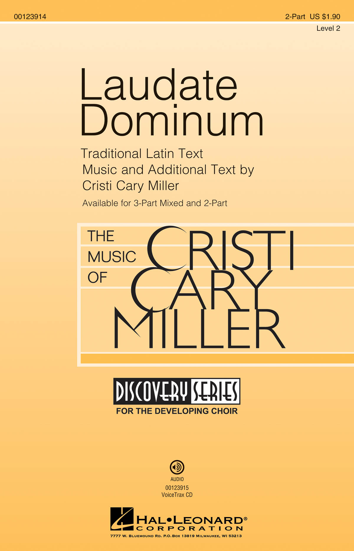 Cristi Cary Miller: Laudate Dominum: Mixed Choir a Cappella: Vocal Score