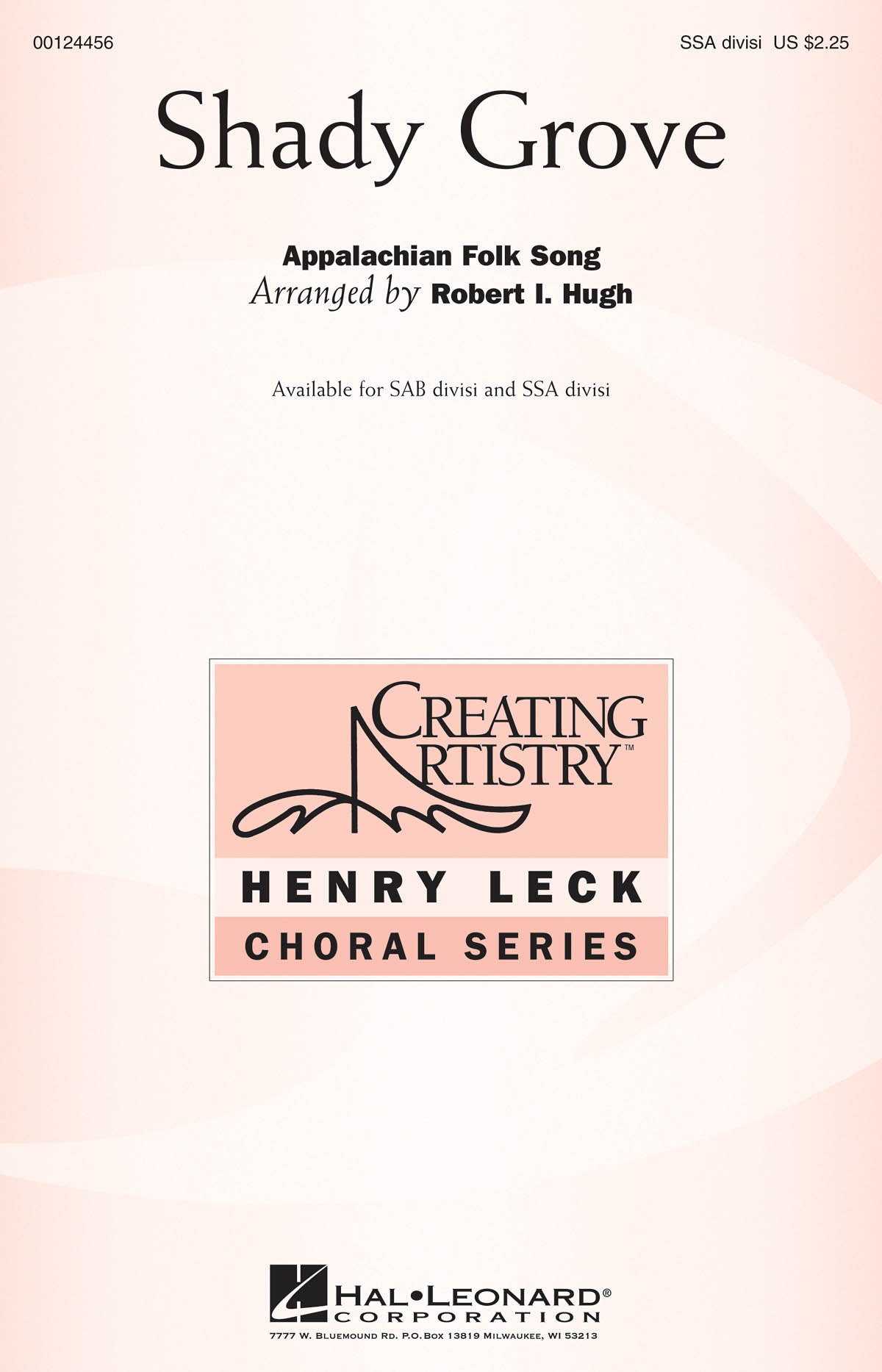 Shady Grove: Upper Voices and Accomp.: Vocal Score