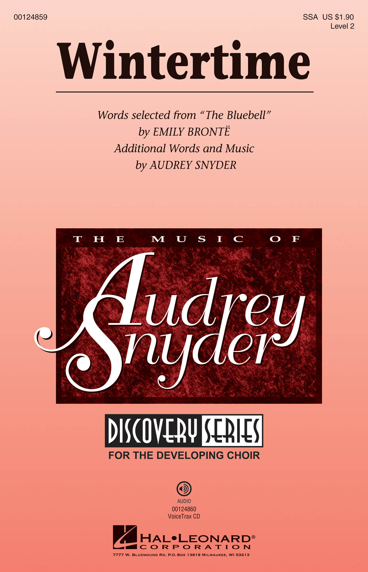 Audrey Snyder: Wintertime: Upper Voices a Cappella: Vocal Score