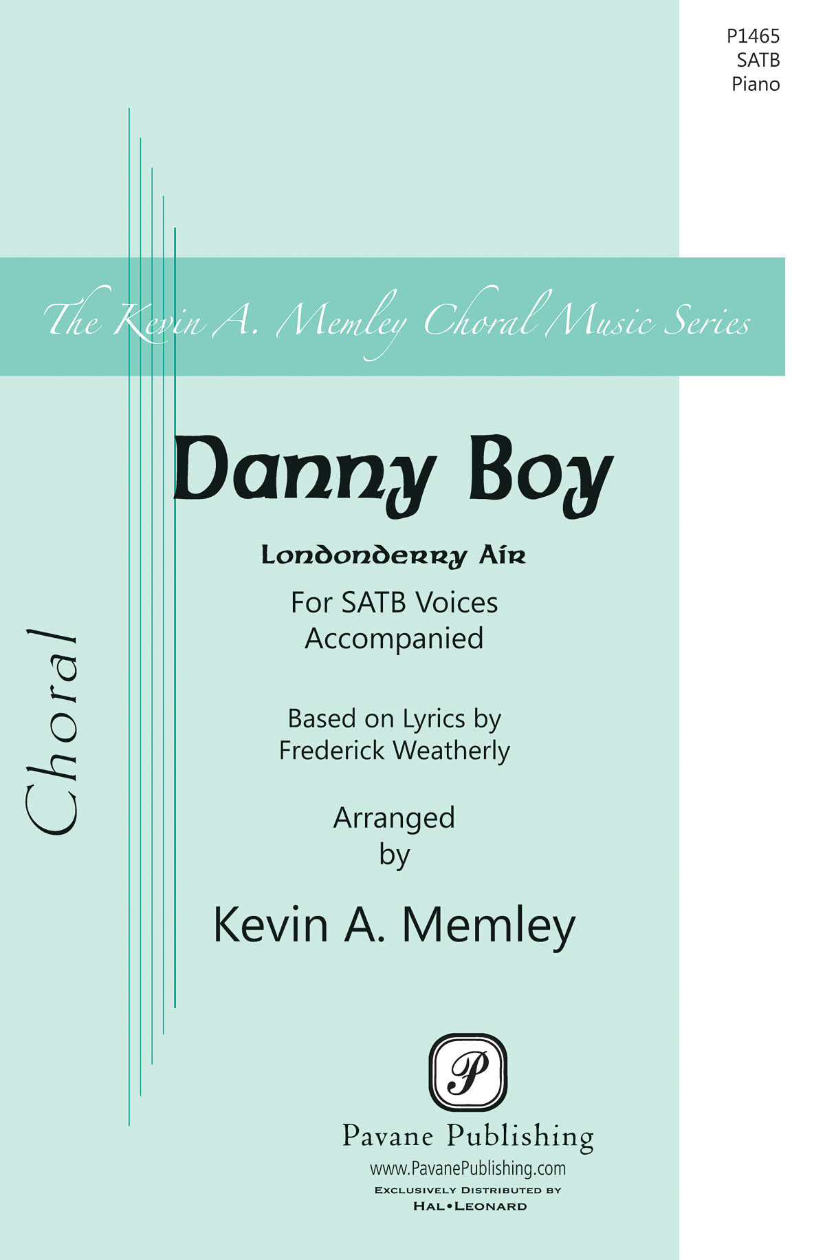 Danny Boy: SATB: Vocal Score