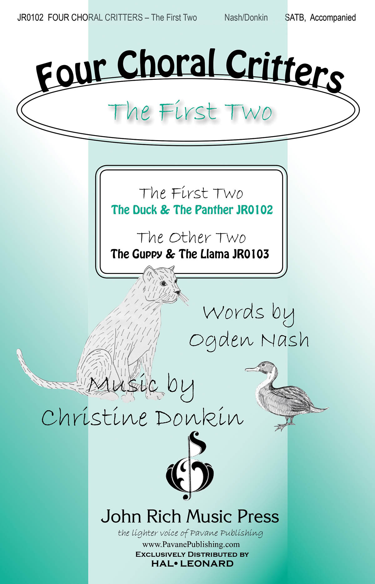 Christine Donkin: Four Choral Critters - The First Two: Mixed Choir a Cappella: