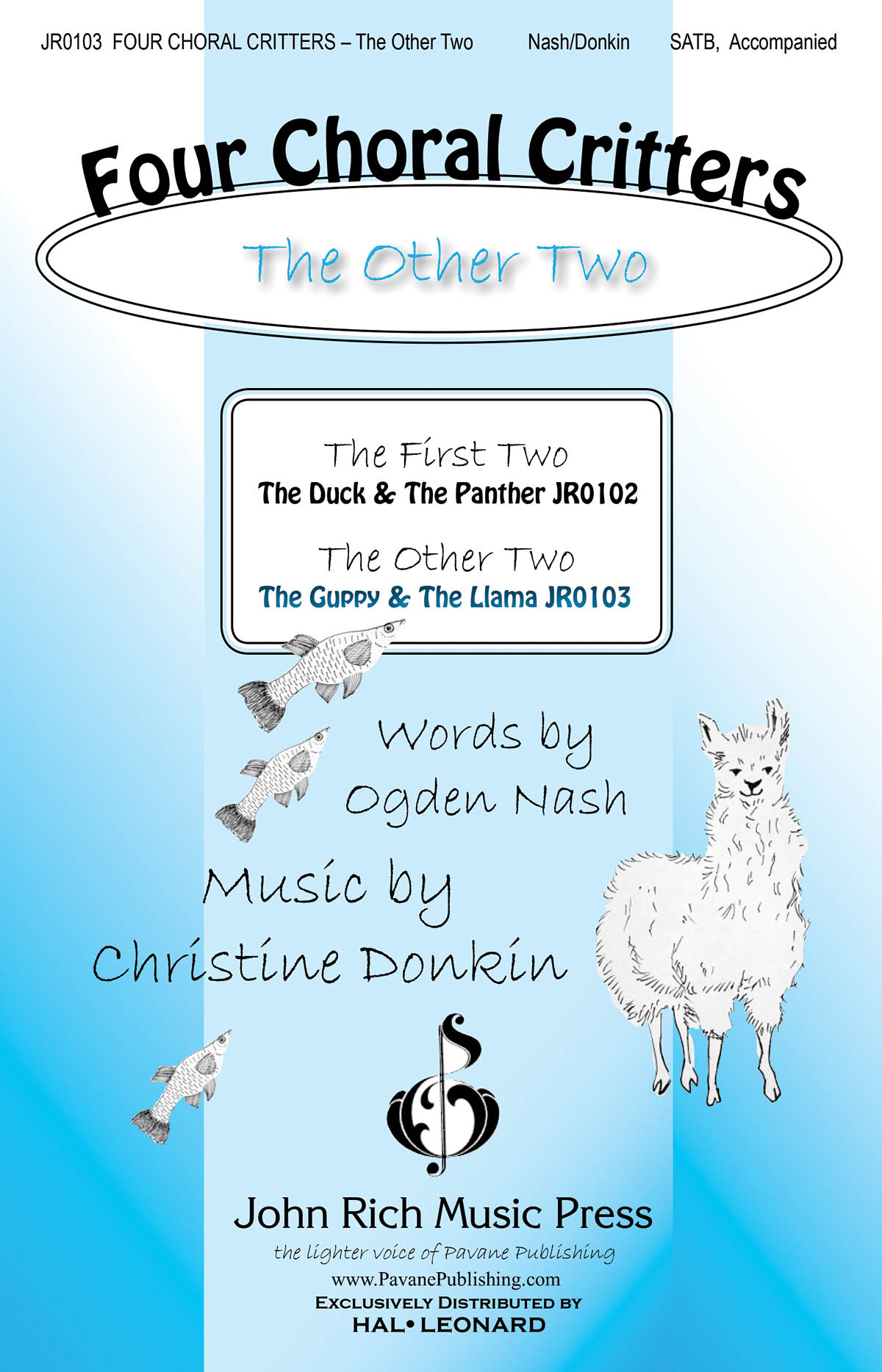 Christine Donkin: Four Choral Critters - The Other Two: Mixed Choir a Cappella: