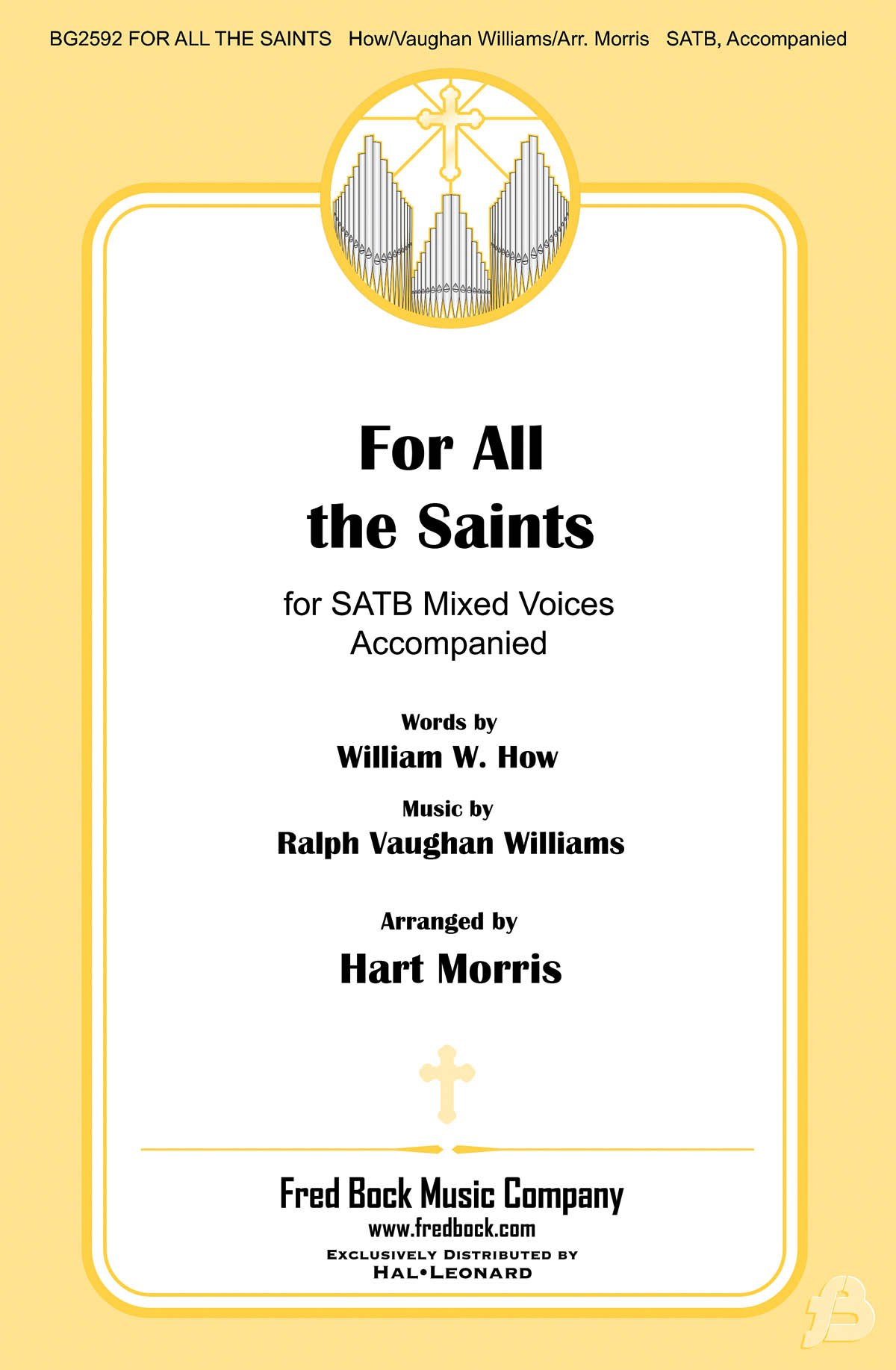Ralph Vaughan Williams: For All the Saints: Mixed Choir a Cappella: Vocal Score