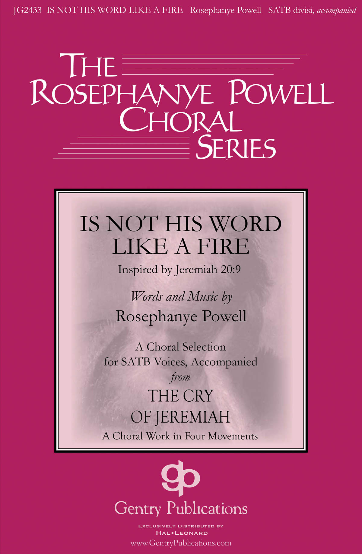 Rosephanye Powell: Is Not His Word like a Fire: Mixed Choir a Cappella: Vocal