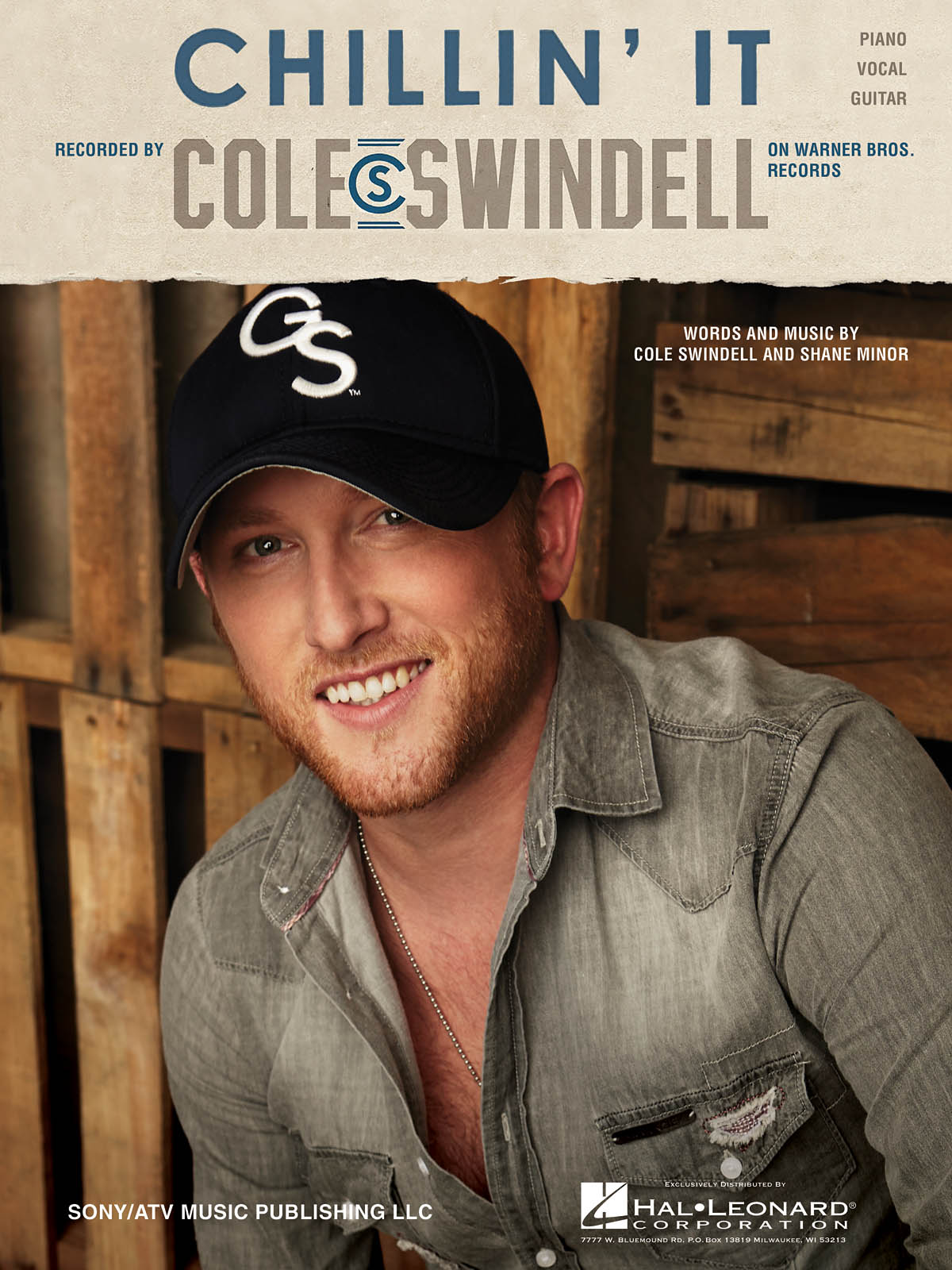 Cole Swindell: Chillin' It: Piano  Vocal and Guitar: Single Sheet