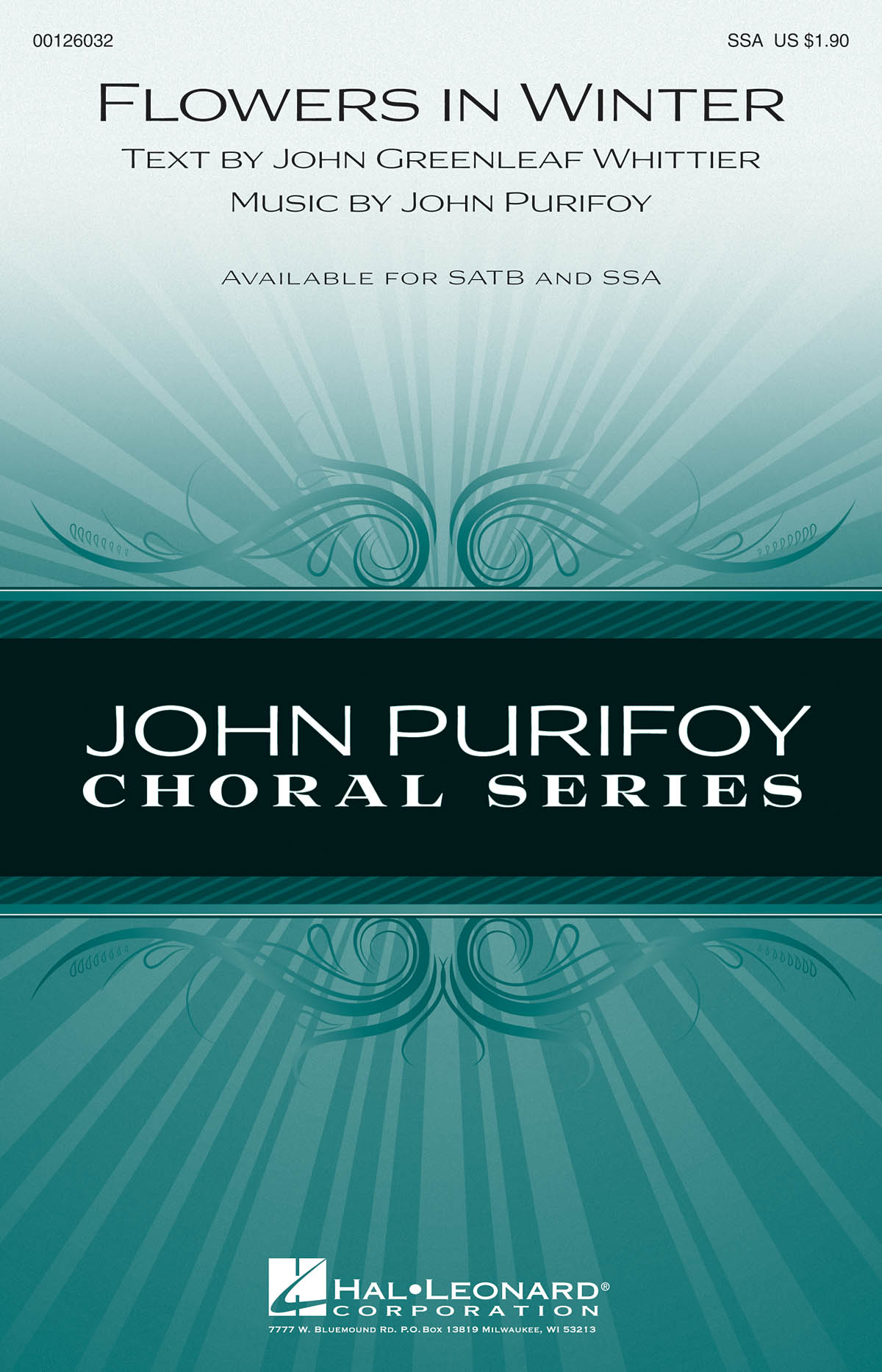 John Purifoy: Flowers in Winter: Upper Voices a Cappella: Vocal Score