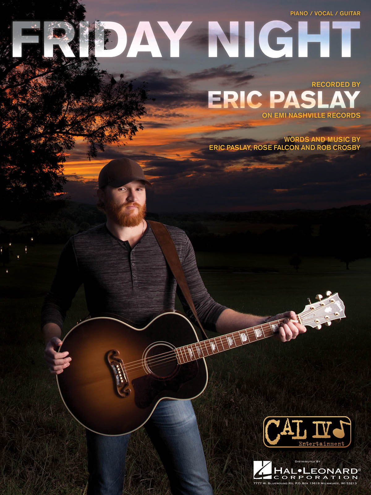 Eric Paslay: Friday Night: Piano  Vocal and Guitar: Mixed Songbook