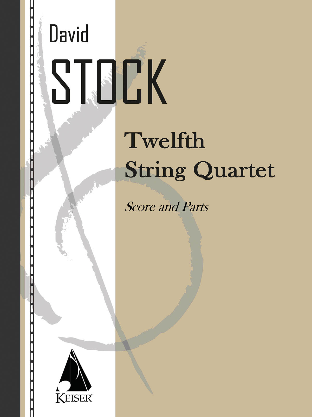David Stock: String Quartet No. 12: String Quartet: Score & Parts