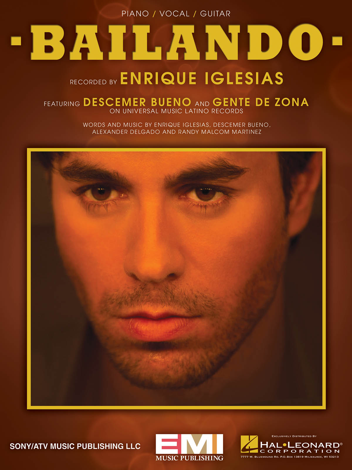 Enrique Iglesias: Bailando: Piano  Vocal and Guitar: Single Sheet