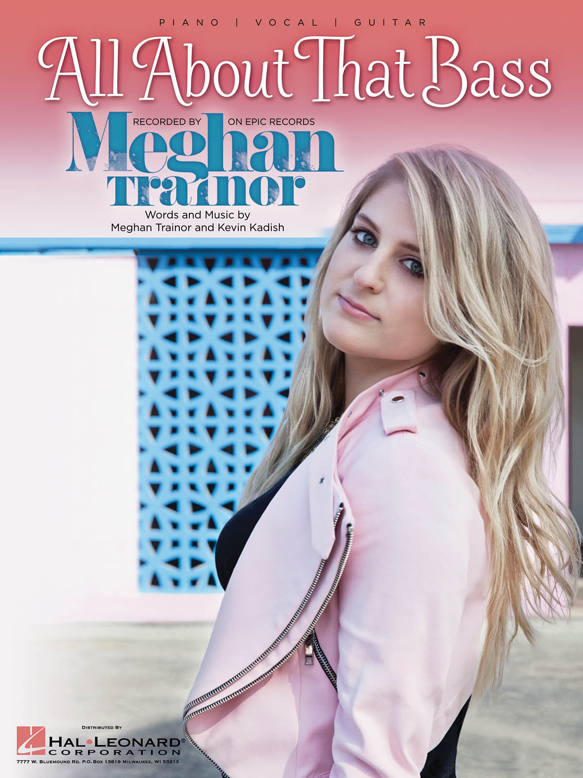 Meghan Trainor: All About That Bass: Piano  Vocal and Guitar: Single Sheet