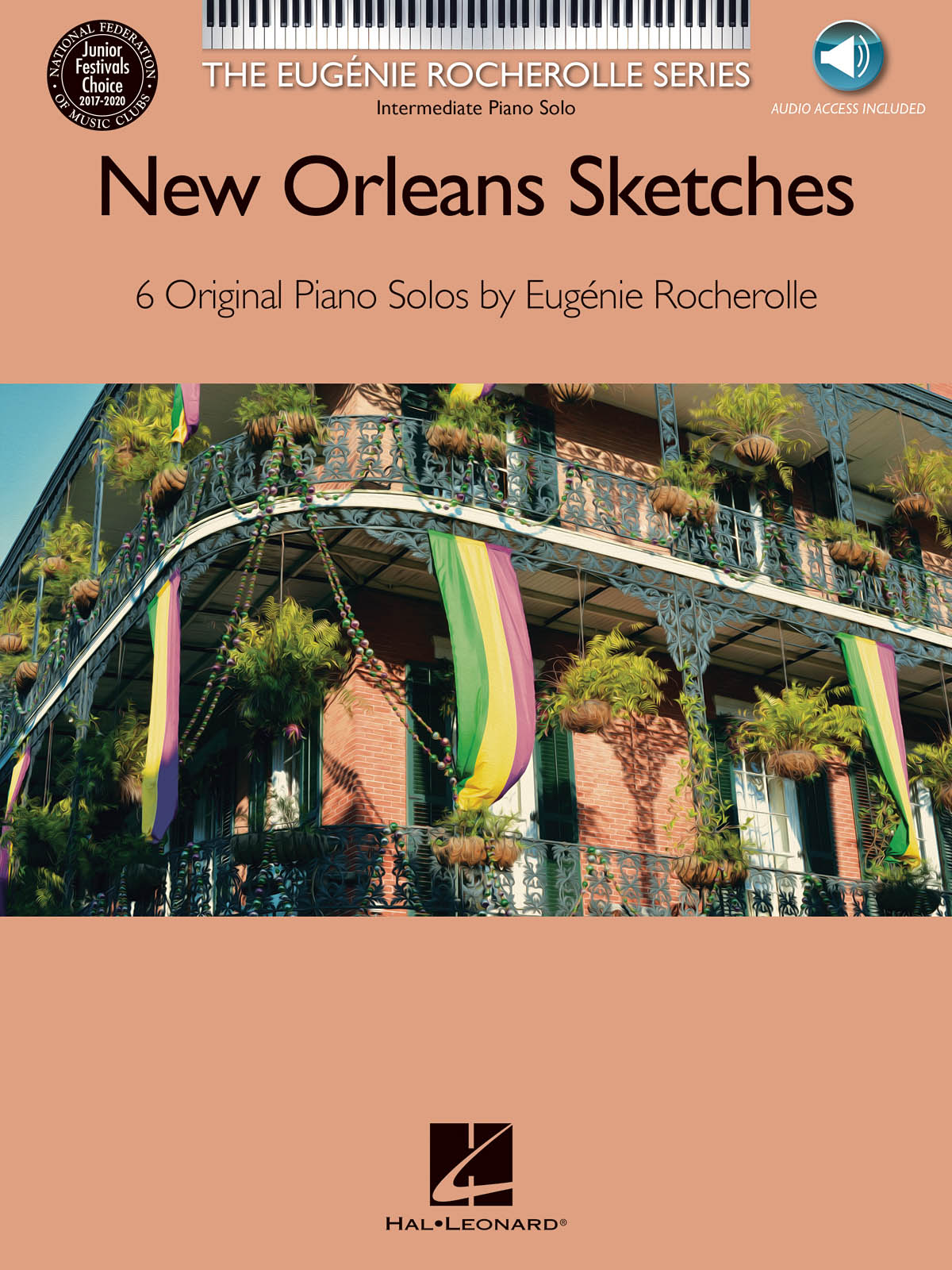 Eug�nie Rocherolle: New Orleans Sketches: Piano: Instrumental Album
