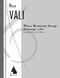 Reza Vali: Three Romantic Songs for Violin and Piano: Violin and Accomp.: Full