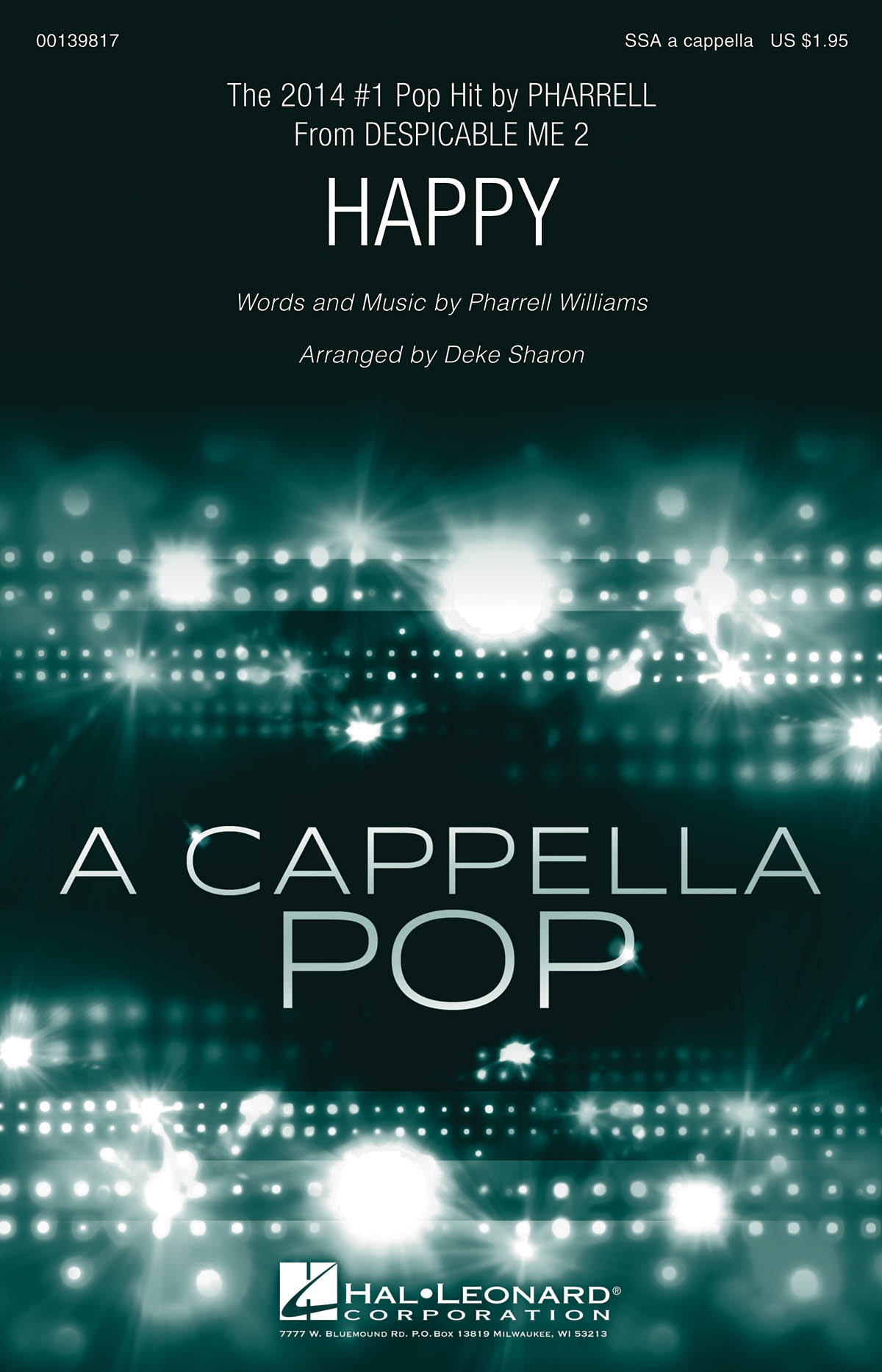 Pharrell Williams: Happy: Upper Voices a Cappella: Vocal Score