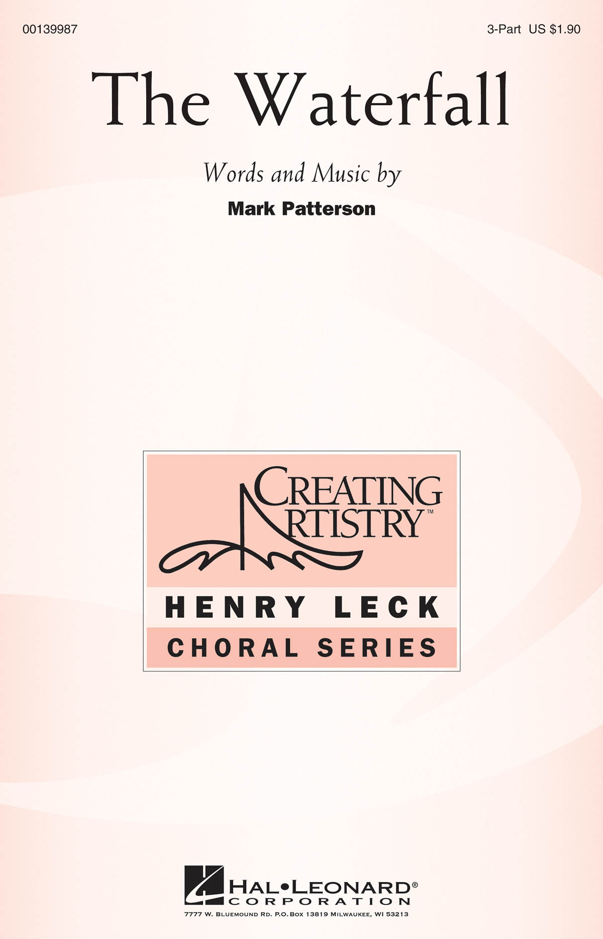 Mark Patterson: The Waterfall: Upper Voices a Cappella: Vocal Score
