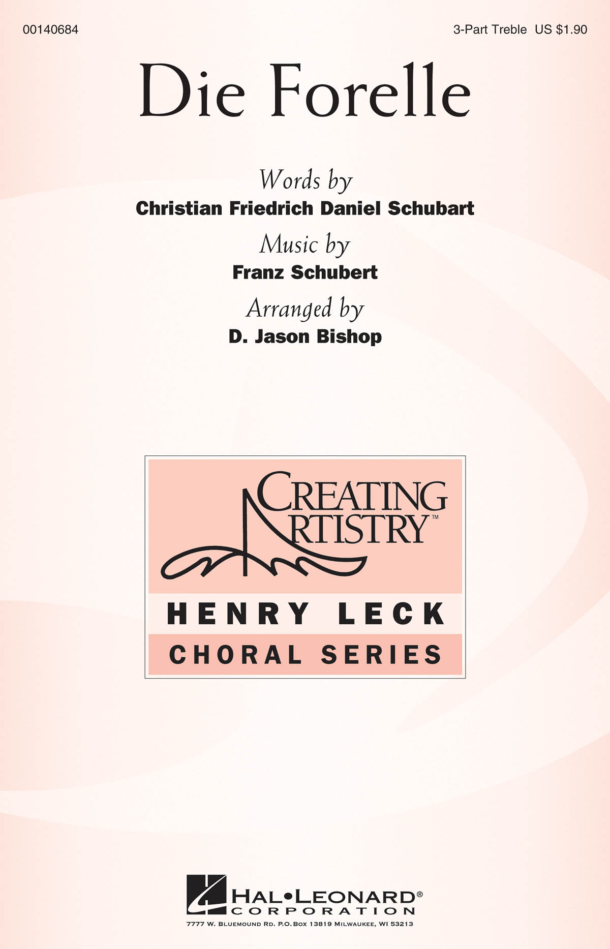 Franz Schubert: Die Forelle: Upper Voices a Cappella: Vocal Score