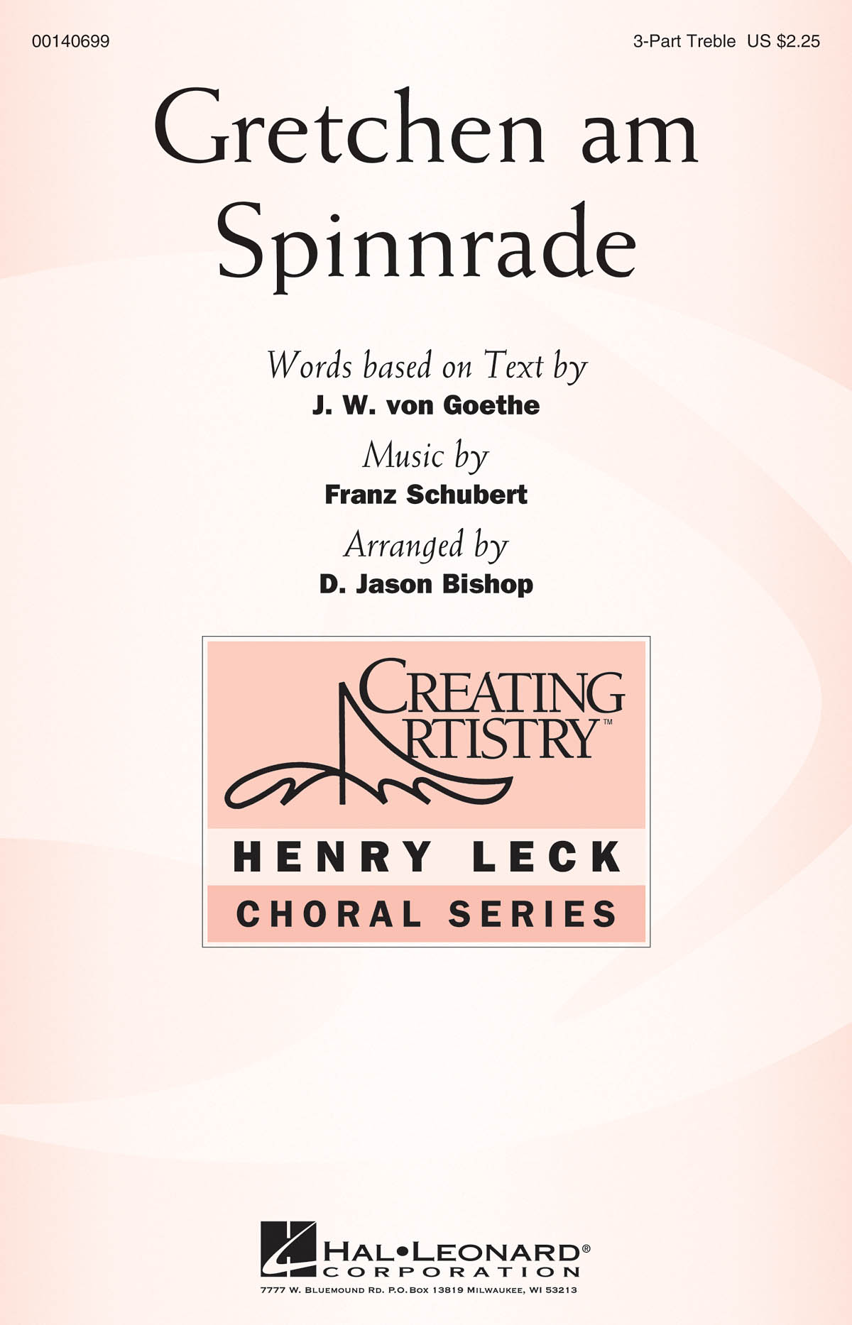 Franz Schubert: Gretchen am Spinnrade: Upper Voices a Cappella: Vocal Score