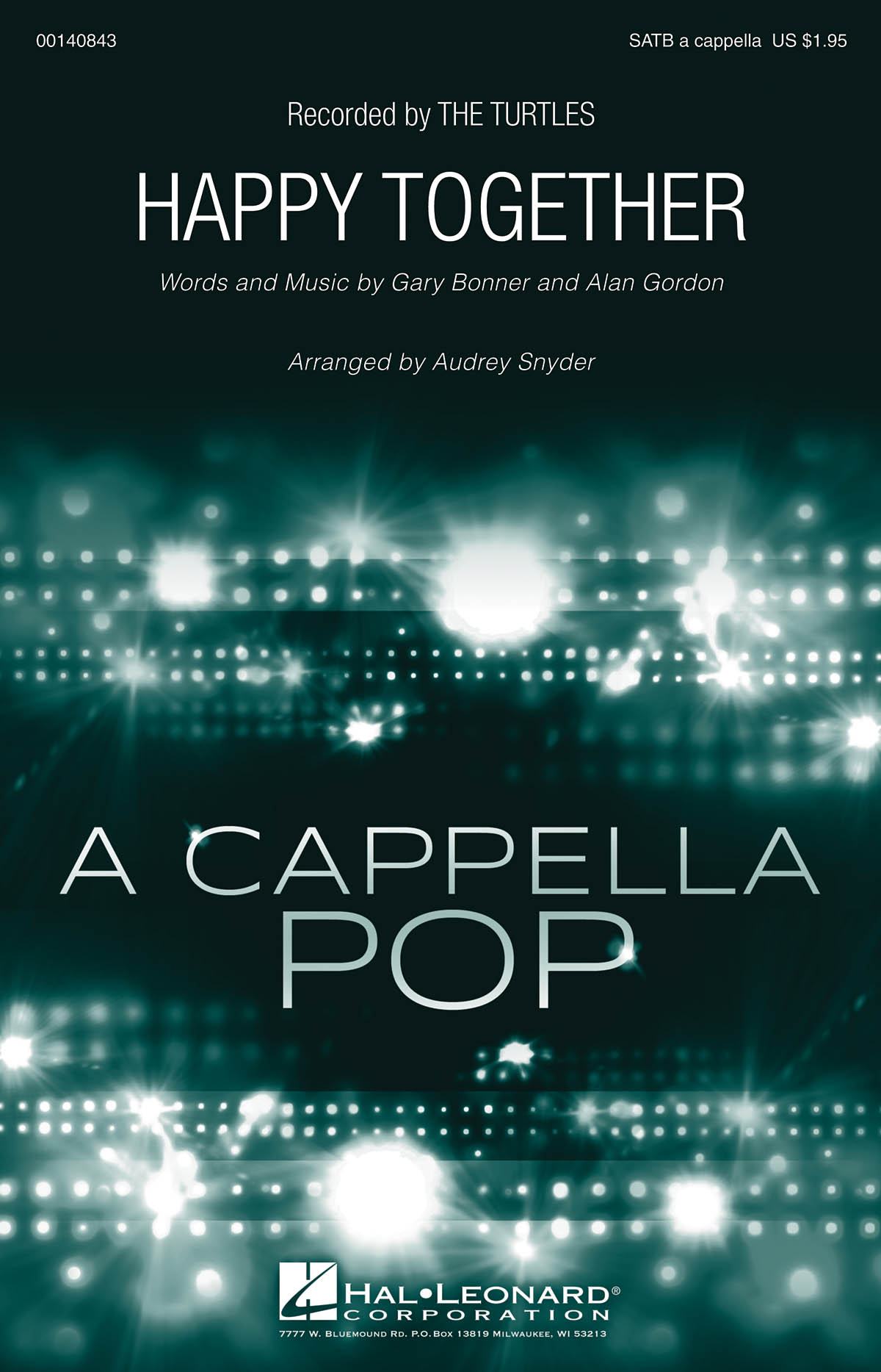 Alan Gordon Gary Bonner: Happy Together: Mixed Choir a Cappella: Vocal Score