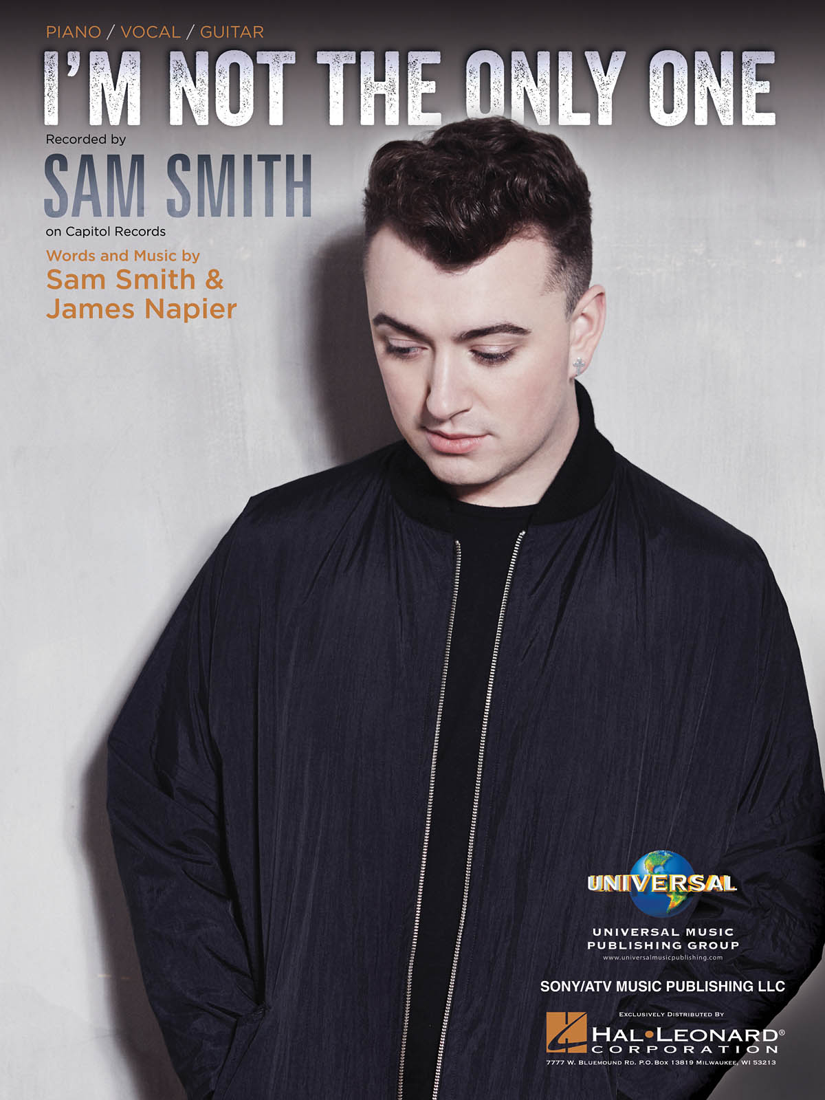 Sam Smith: I'm Not the Only One: Vocal and Piano: Single Sheet