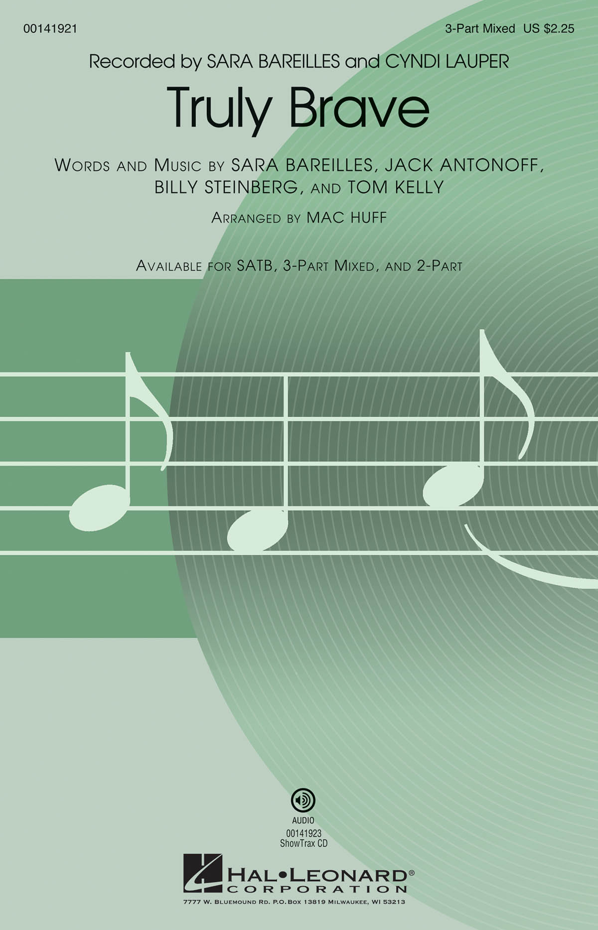 Billy Steinberg: Truly Brave: Mixed Choir a Cappella: Vocal Score