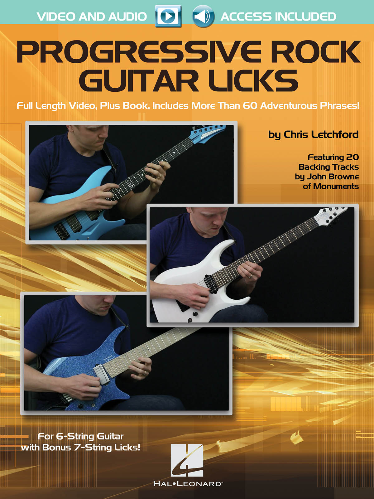 Chris Letchford: Progressive Rock Guitar Licks: Guitar Solo: Instrumental Tutor