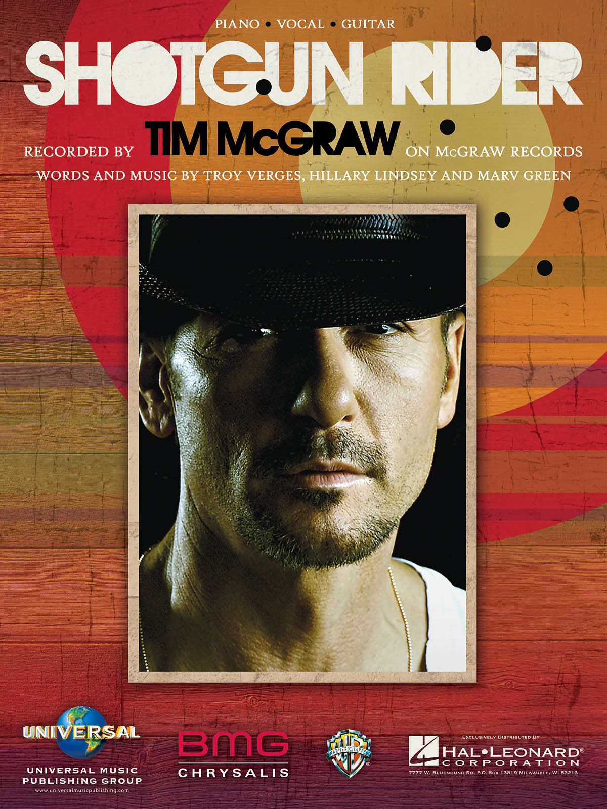 Tim McGraw: Shotgun Rider: Vocal and Piano: Instrumental Album