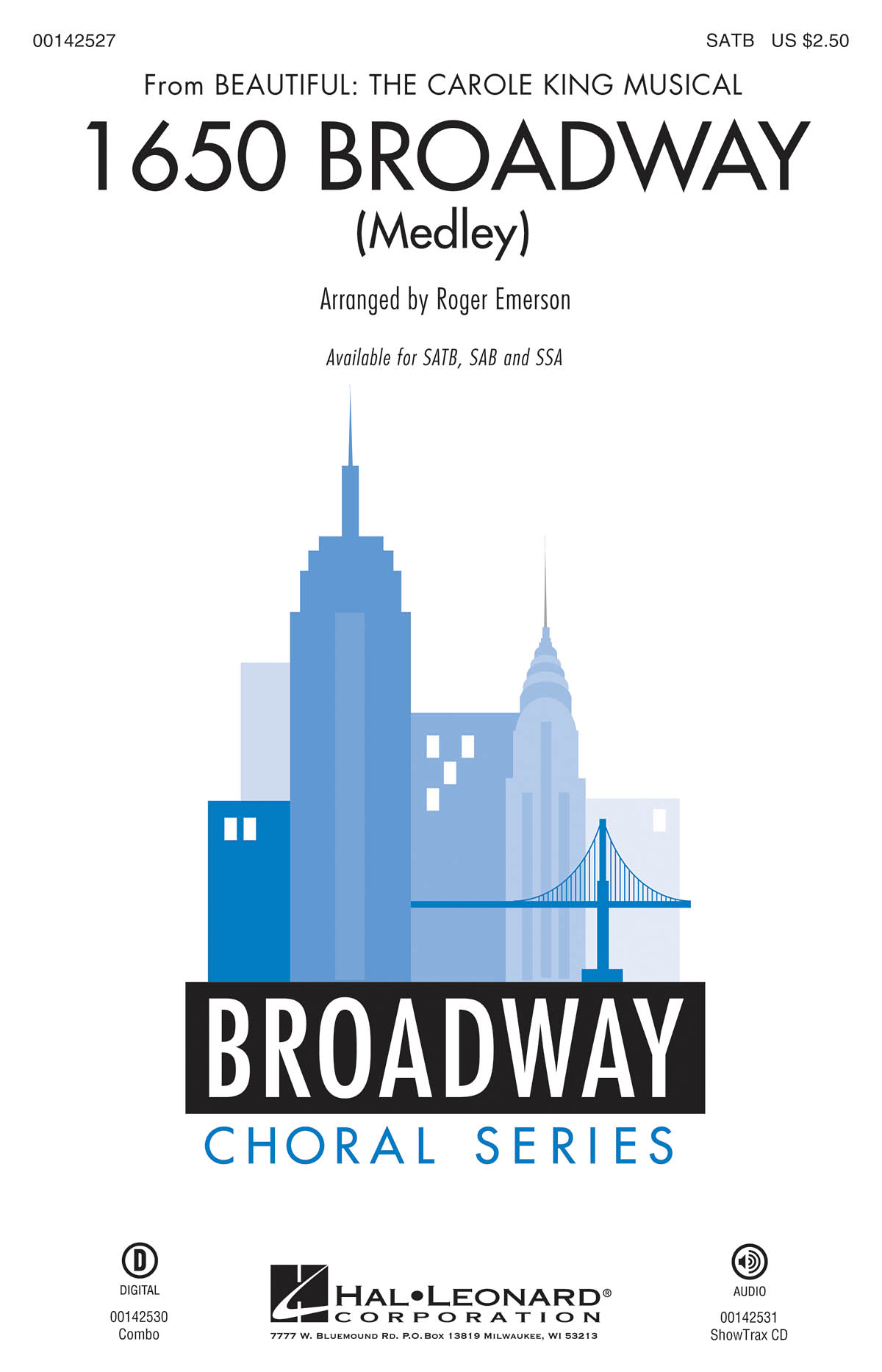 1650 Broadway: Mixed Choir a Cappella: Vocal Score