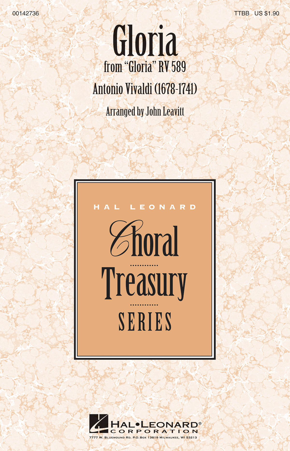 Antonio Vivaldi: Gloria: Lower Voices a Cappella: Vocal Score