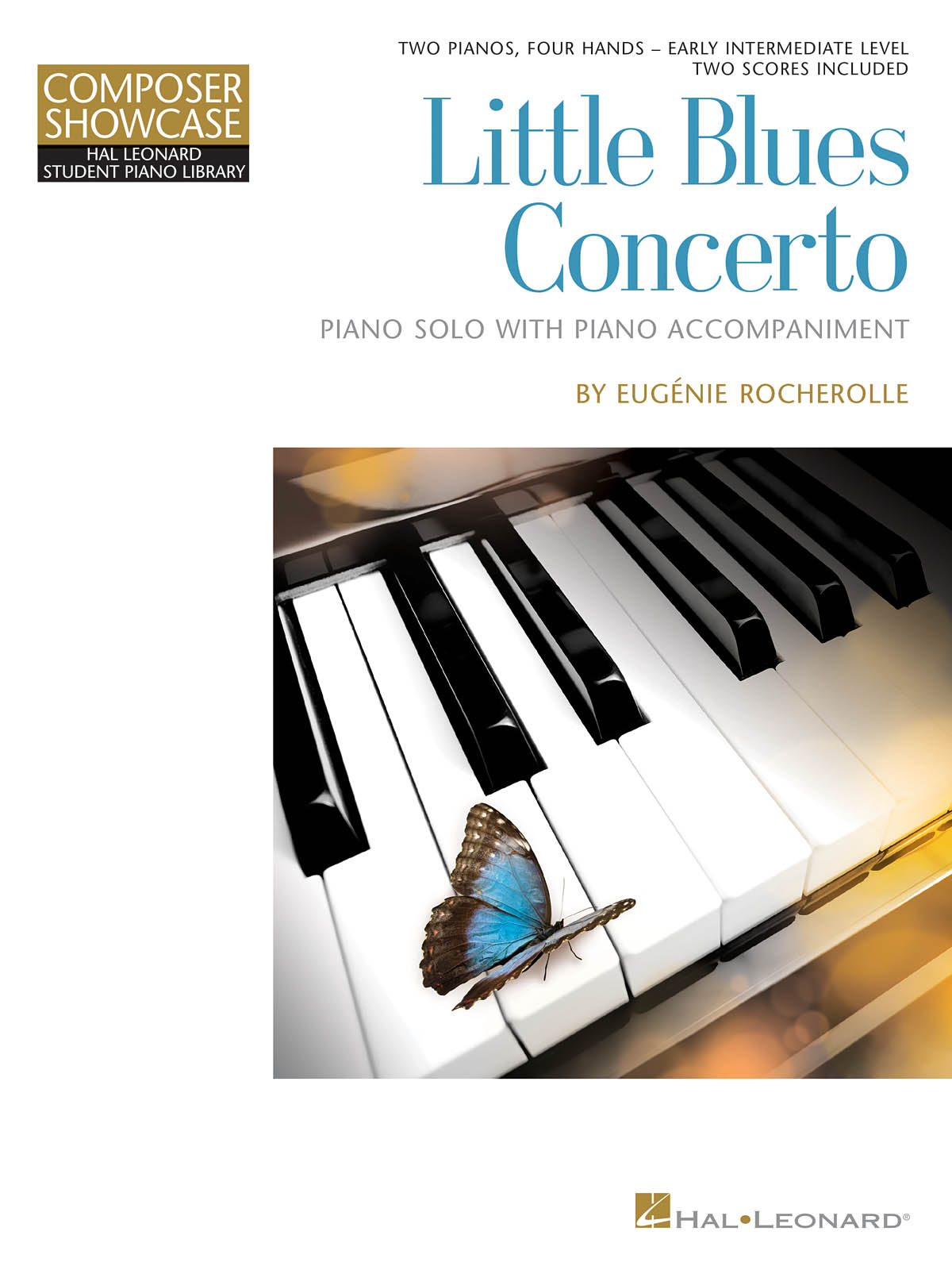 Eugénie Rocherolle: Little Blues Concerto: Piano 4 Hands: Instrumental Album