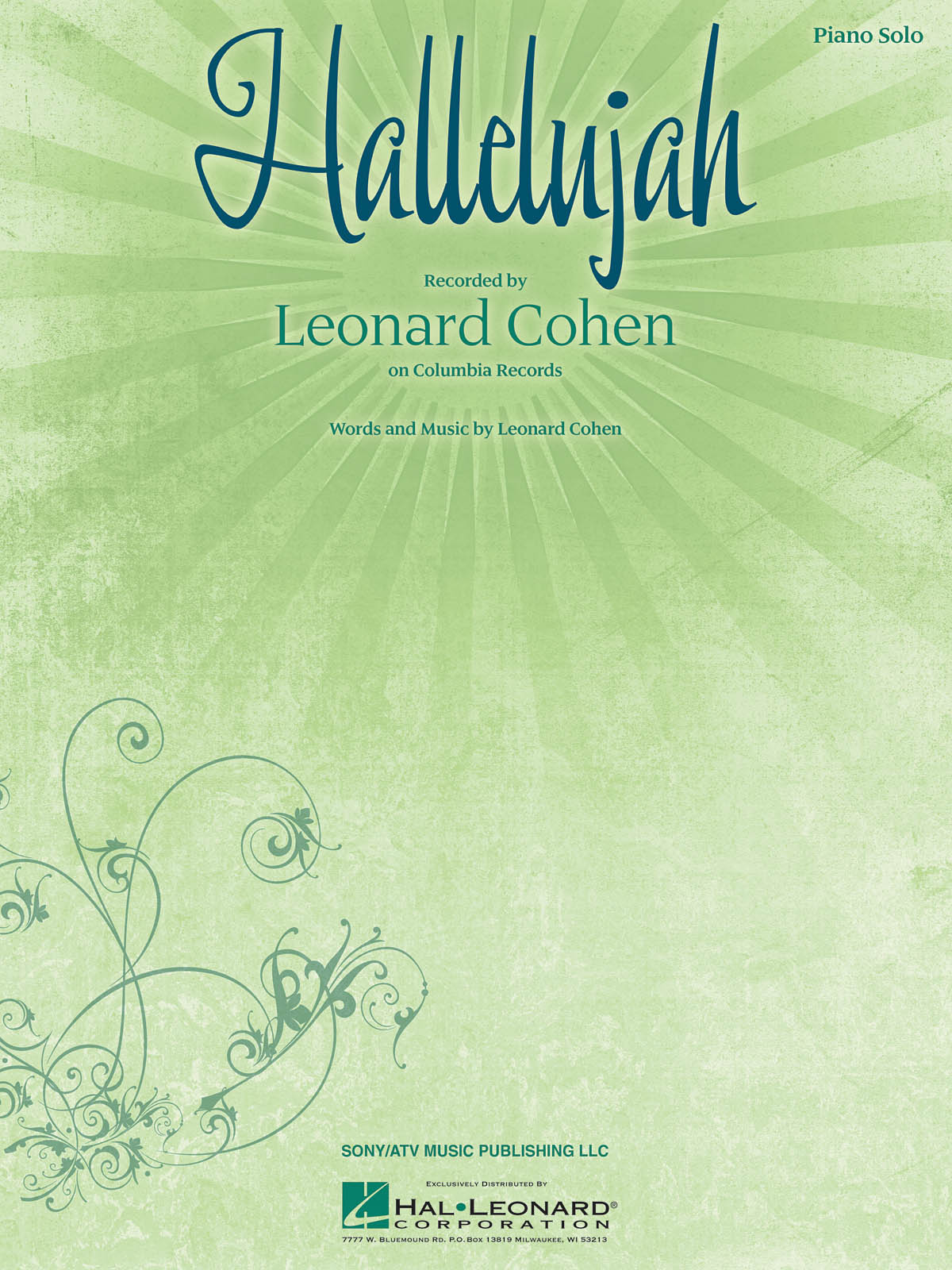 Leonard Cohen: Hallelujah: Piano  Vocal and Guitar: Mixed Songbook