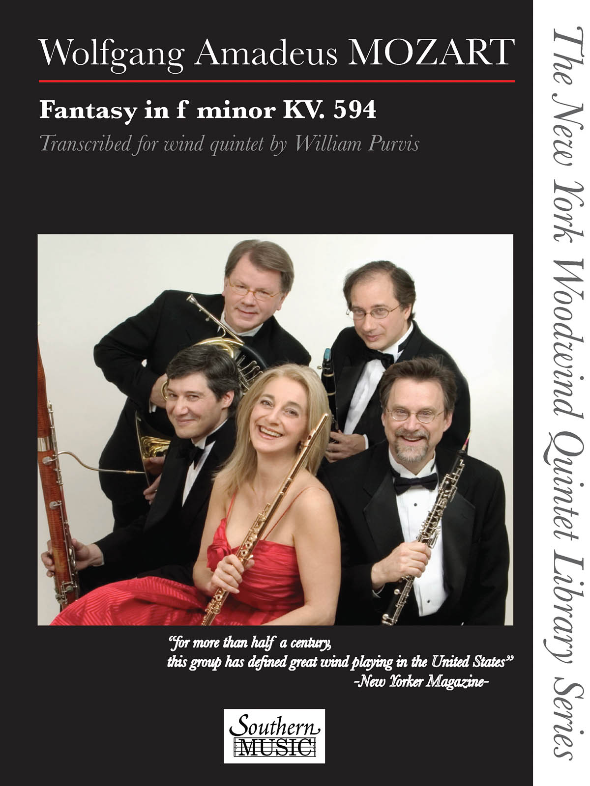 Wolfgang Amadeus Mozart: Fantasy in F Minor  K. 594: Woodwind Ensemble: Score &