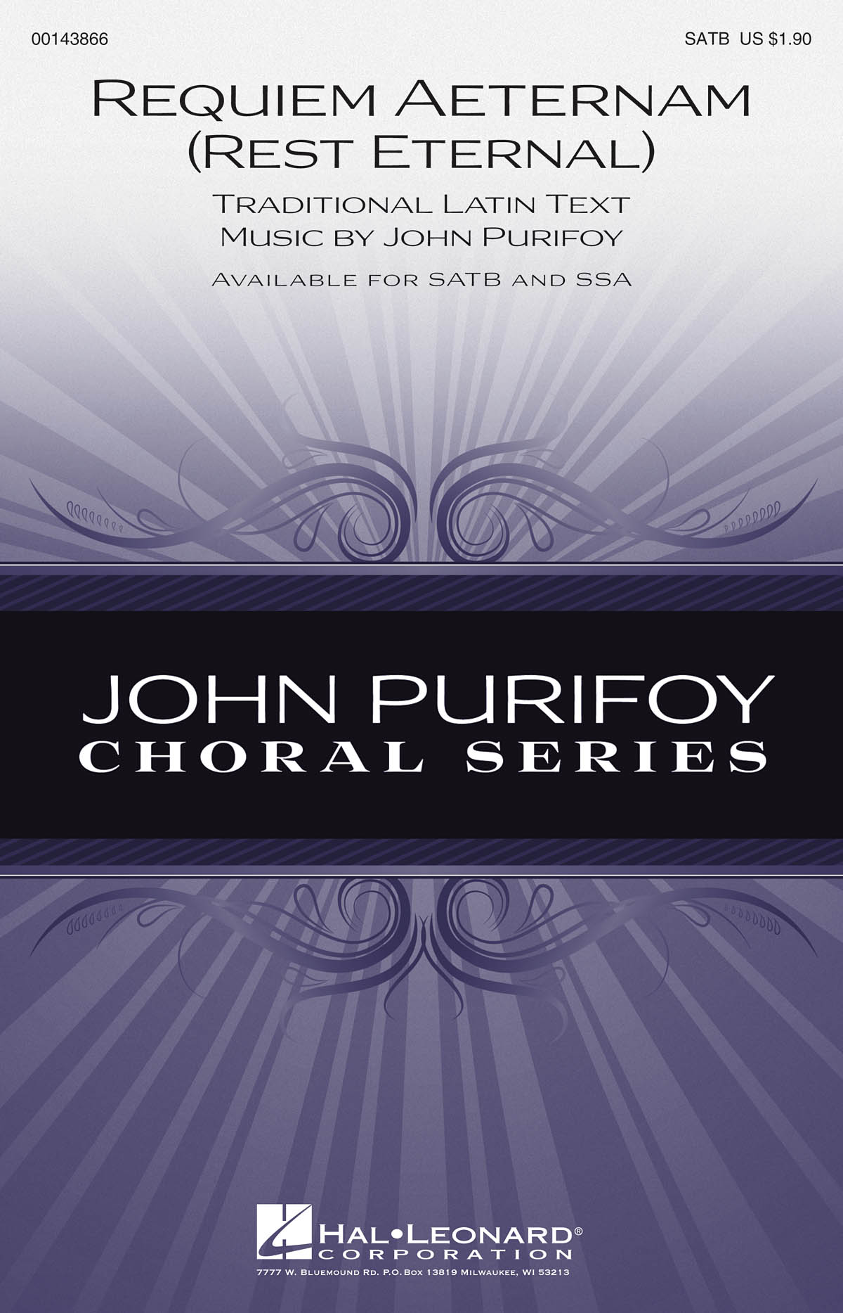 John Purifoy: Requiem Aeternam (Rest Eternal): Mixed Choir a Cappella: Vocal