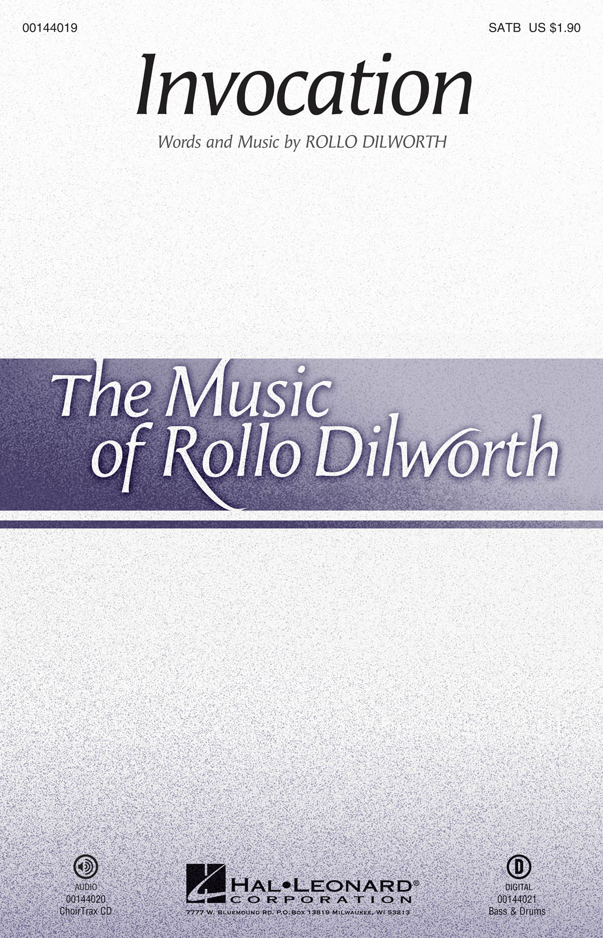 Rollo Dilworth: Invocation: Mixed Choir a Cappella: Vocal Score